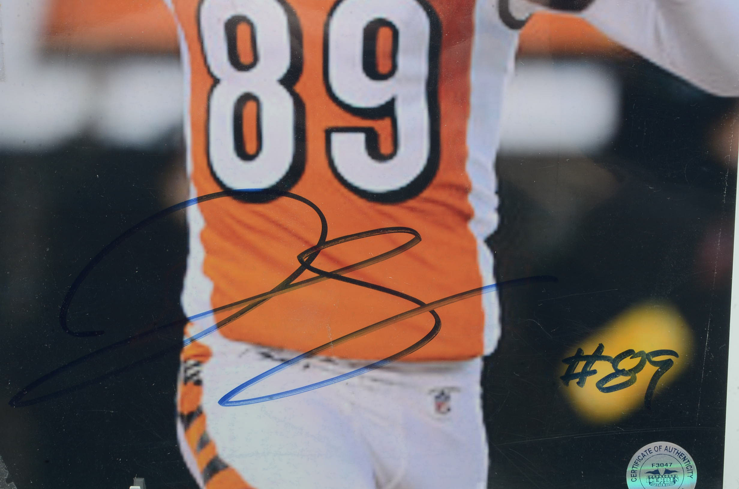 A.J. Green Signed Card and Jerome Simpson Signed Bengals Photo