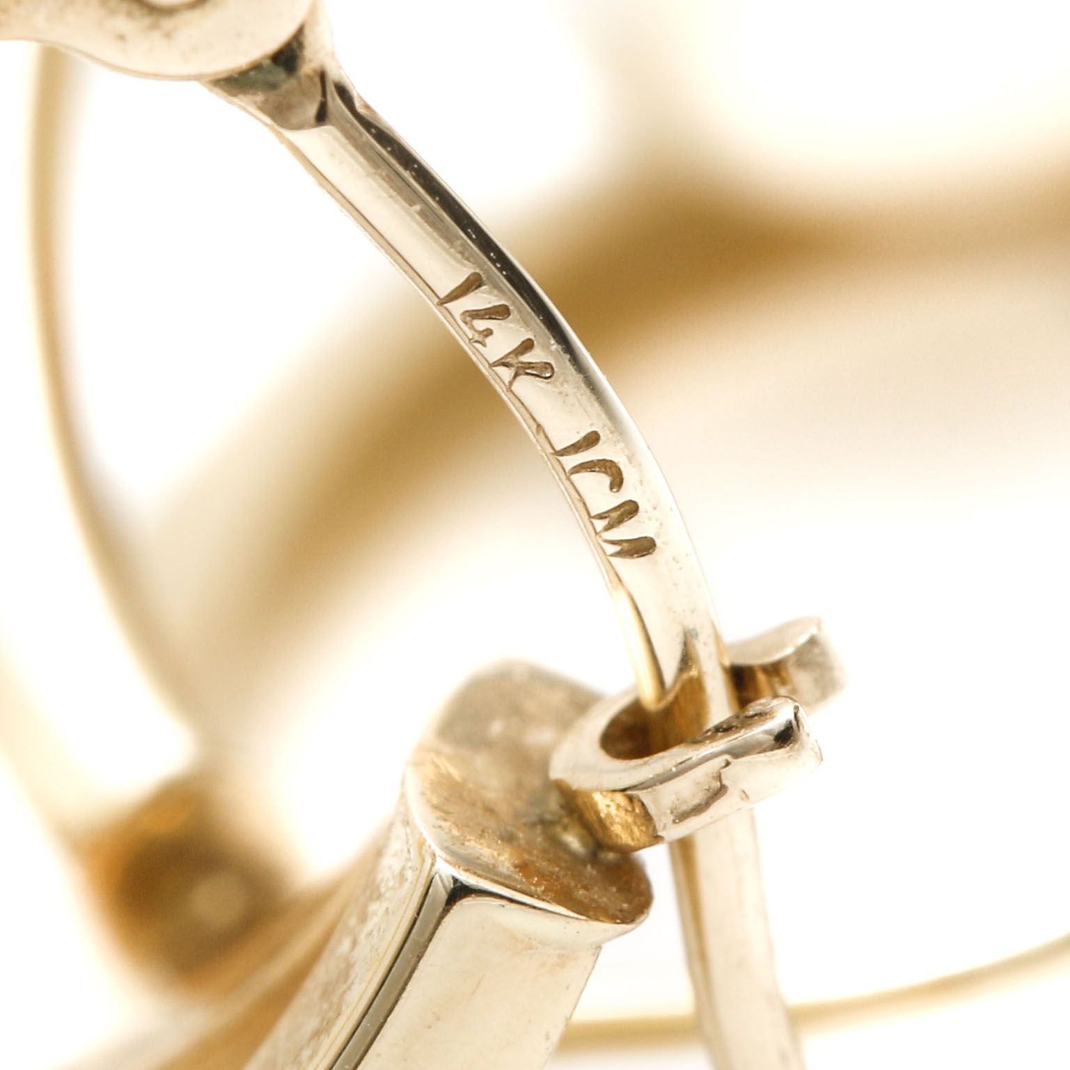 Jacmel Jewelry Inc. 14K Yellow Gold Cultured Pearl Earrings