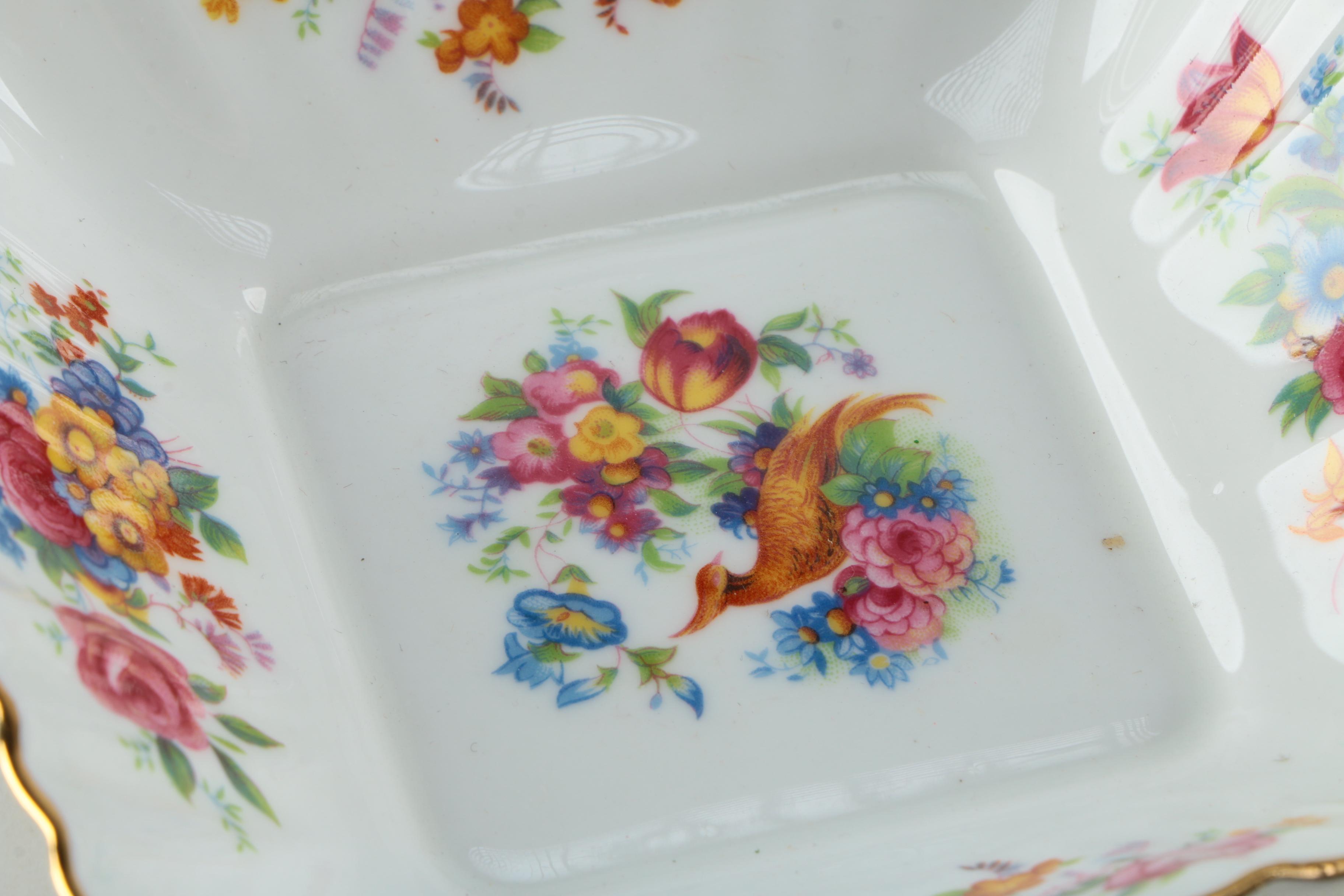 Floral Patterned Serveware