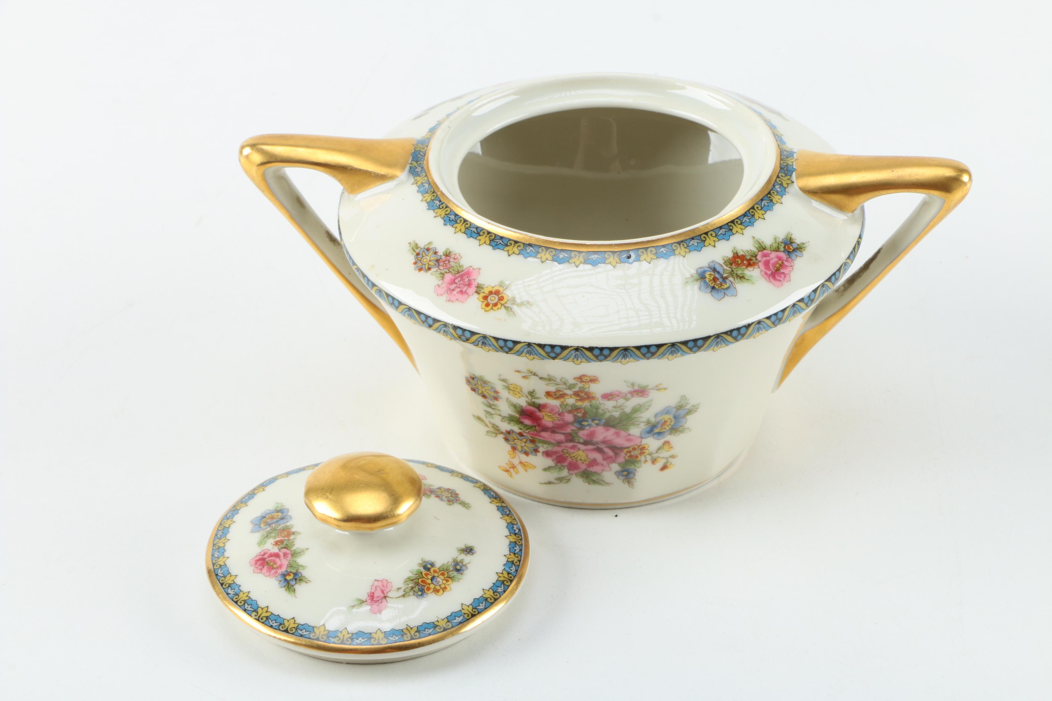 Floral Patterned Serveware