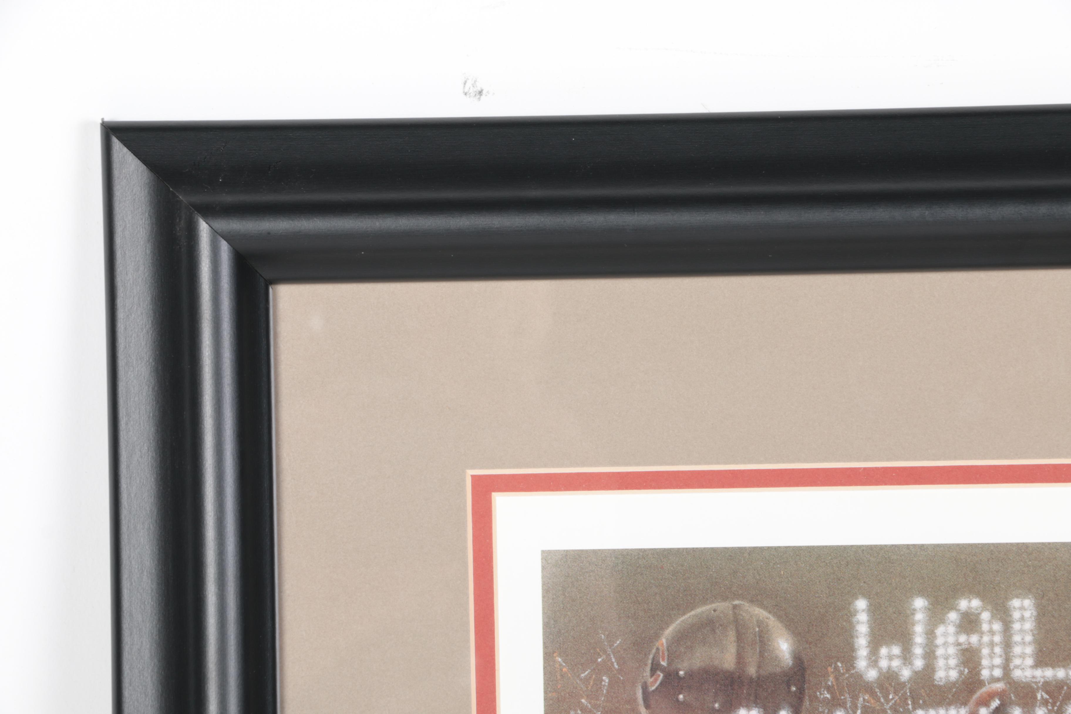 Walter Payton Signed Limited Edition Lithograph  "Whatever It Takes"
