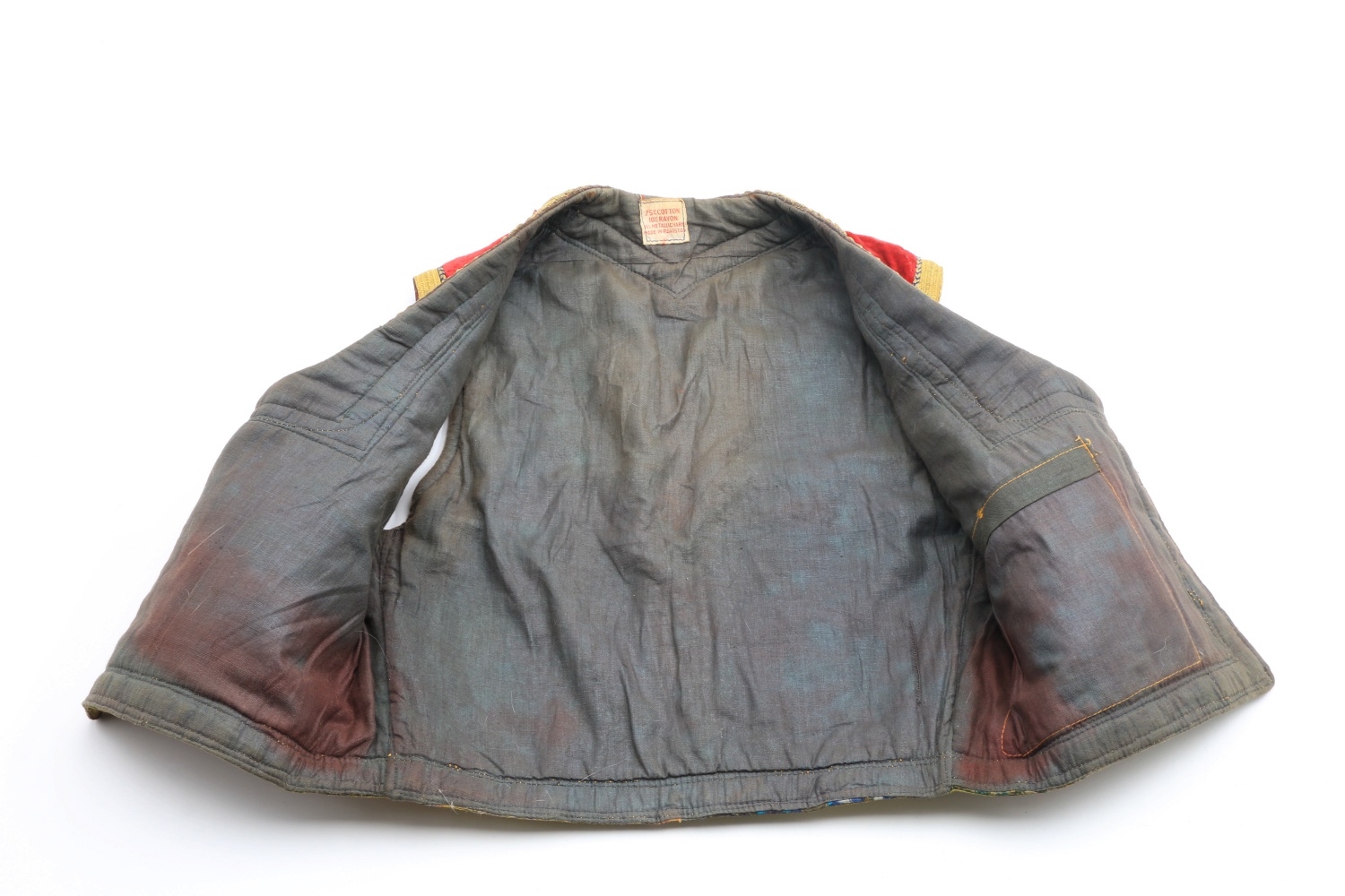 Men's Vintage Pakistani Embroidered Vest