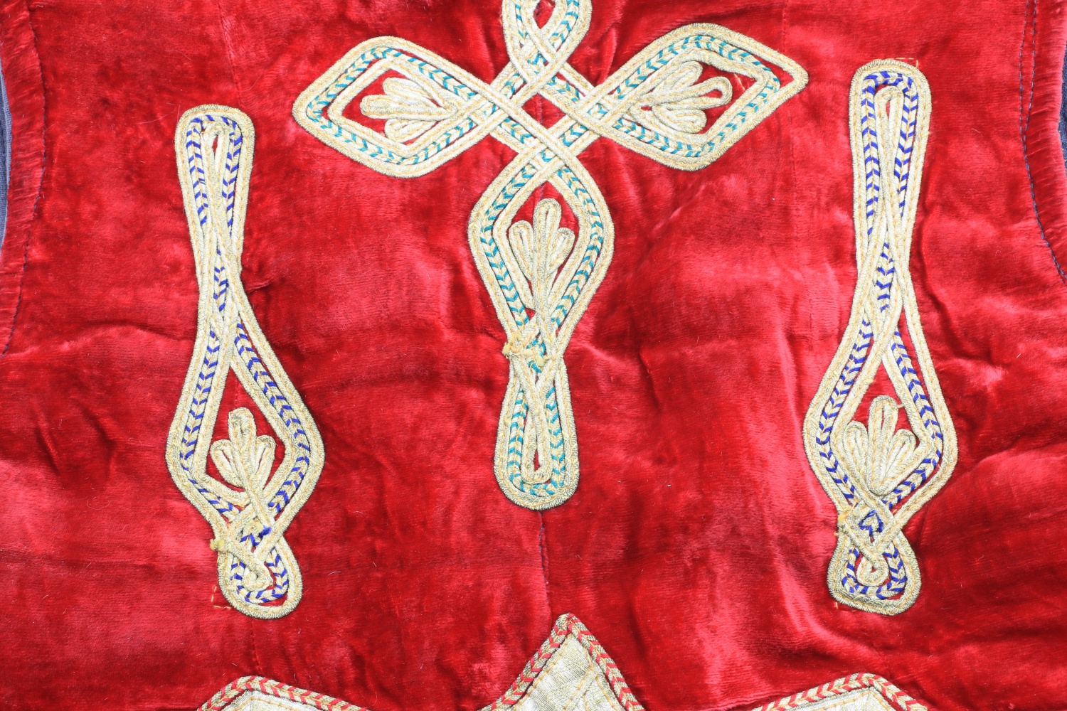 Men's Vintage Pakistani Embroidered Vest