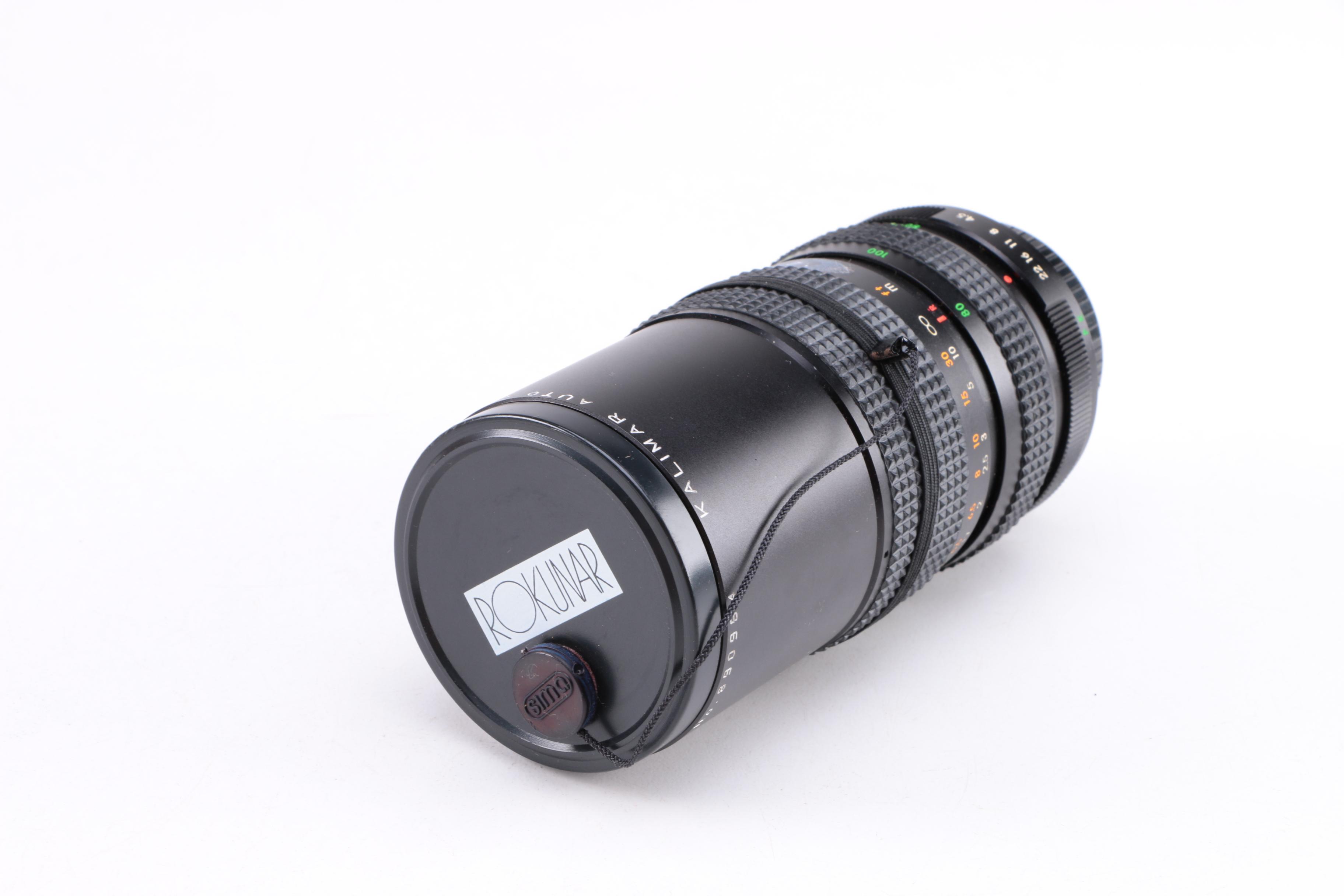 Pentax K1000 35MM Film Camera, Lenses, External Flash and Accessories