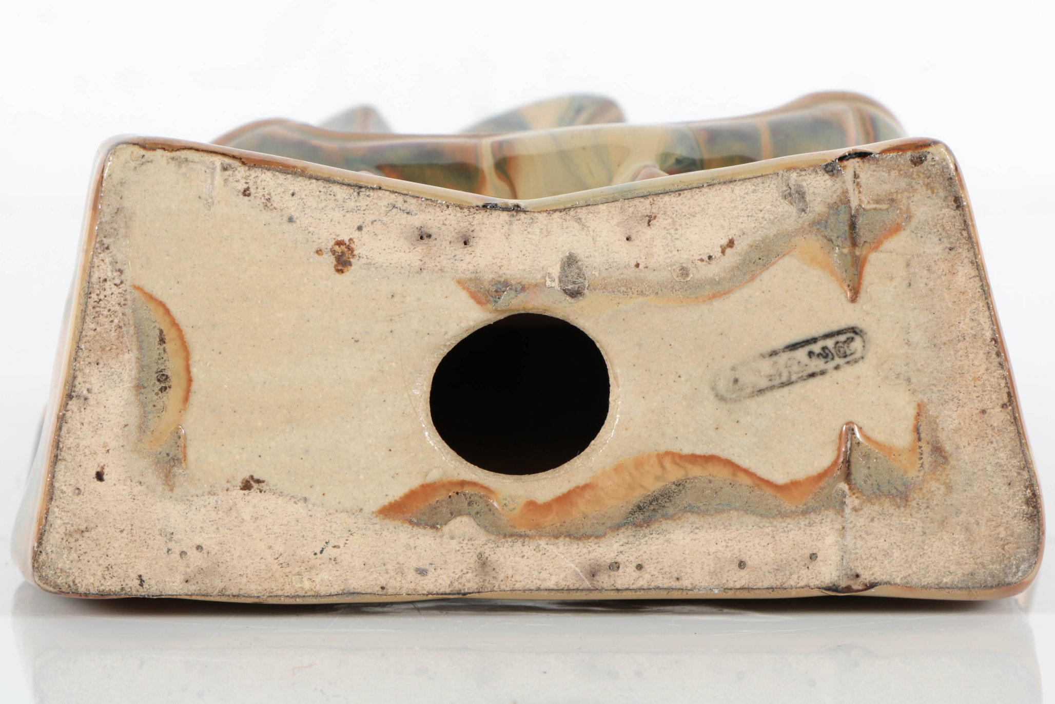 Fulper Ceramic Ship Bookend