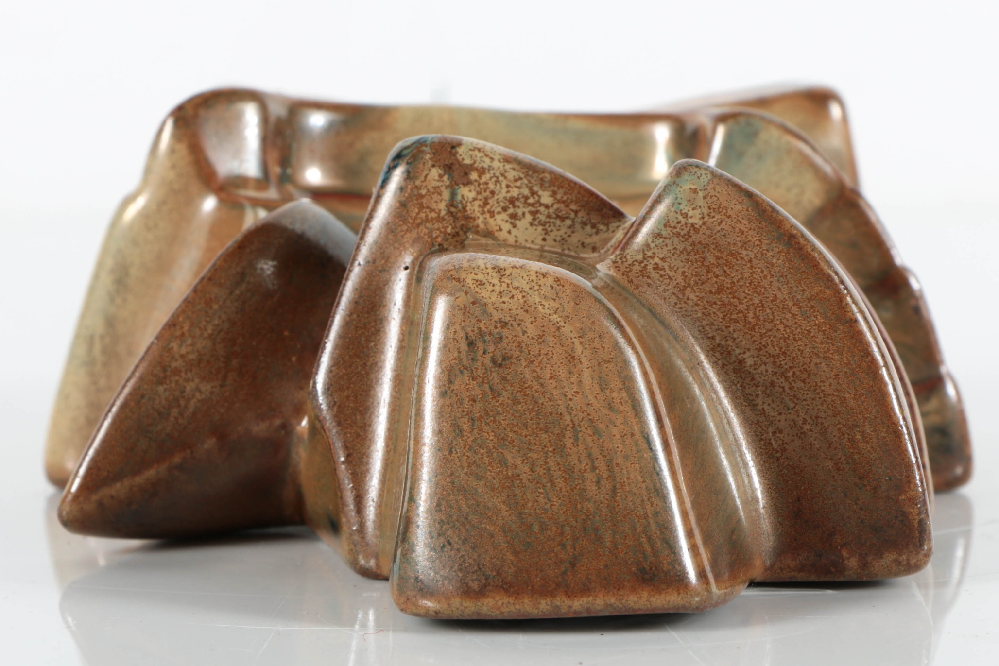 Fulper Ceramic Ship Bookend