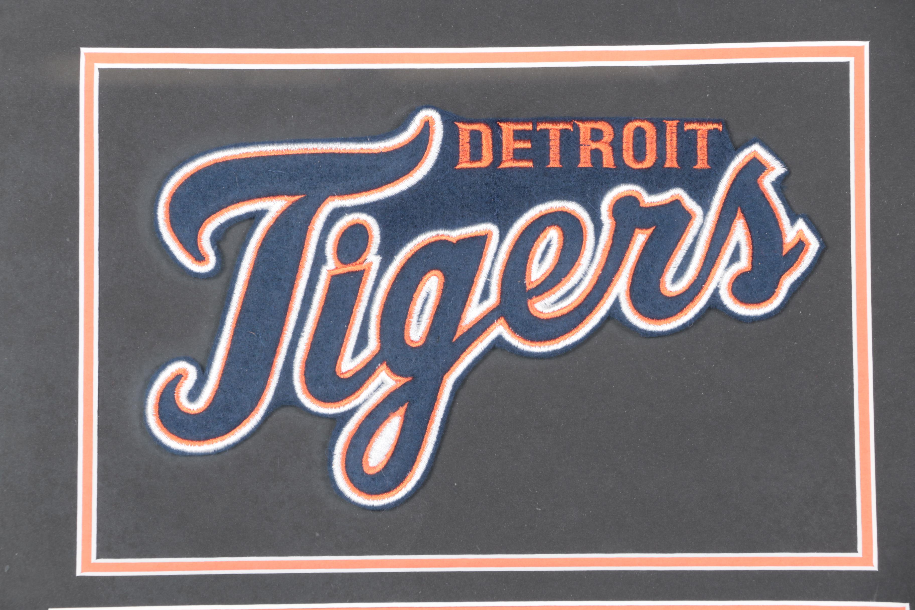 Al Kaline Signed Photo in Framed Display