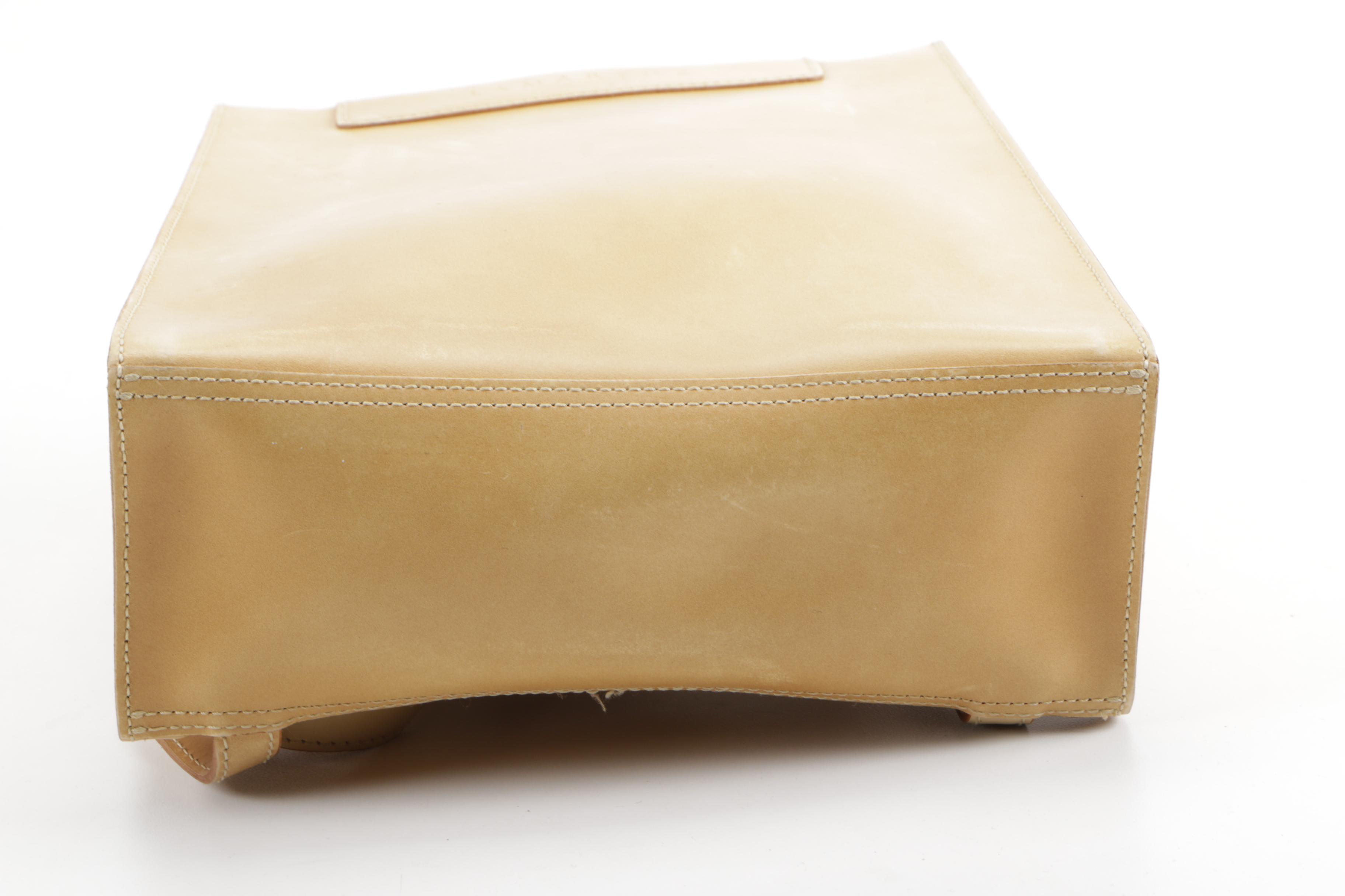 Lamarthe Tan Leather Backpack