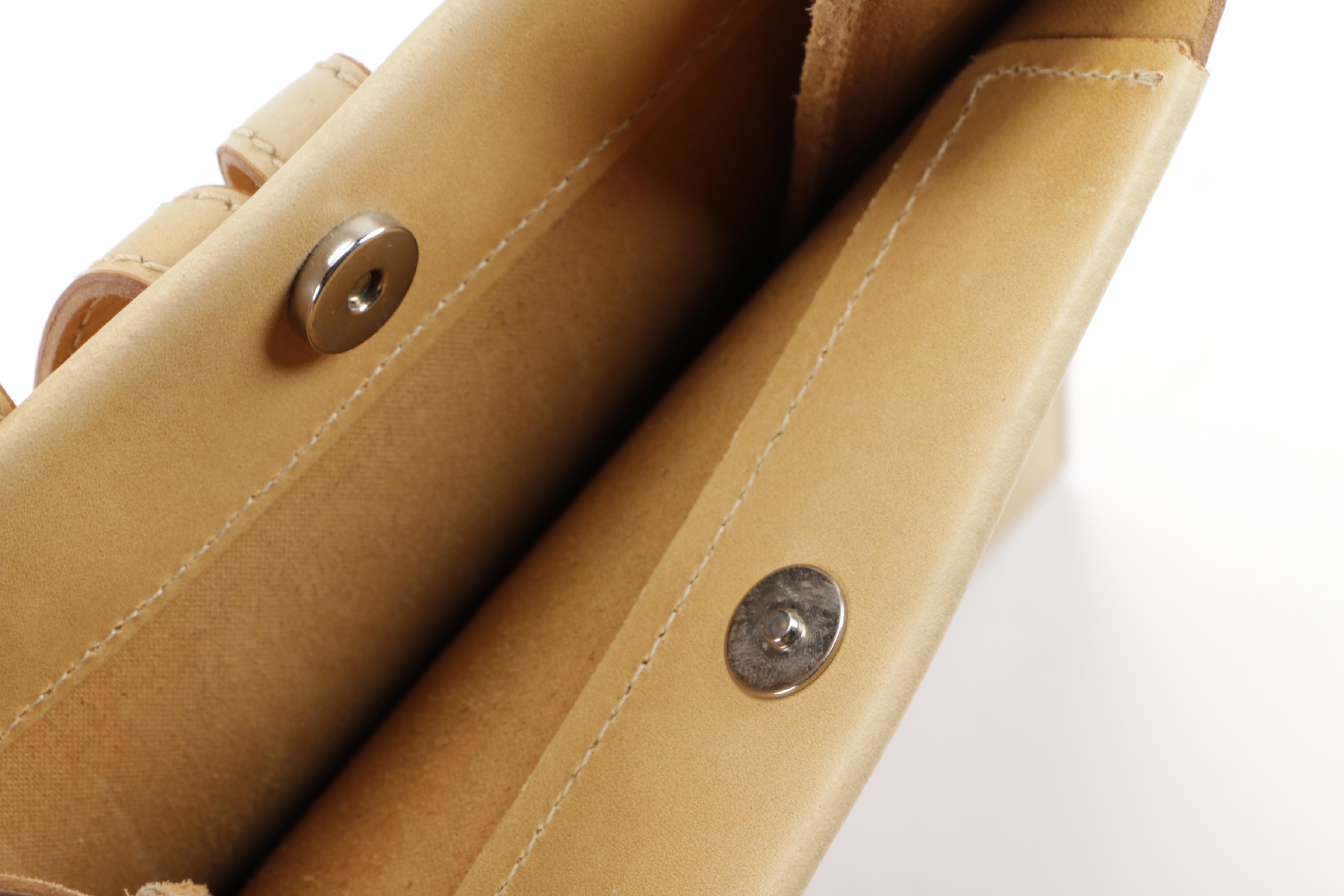 Lamarthe Tan Leather Backpack