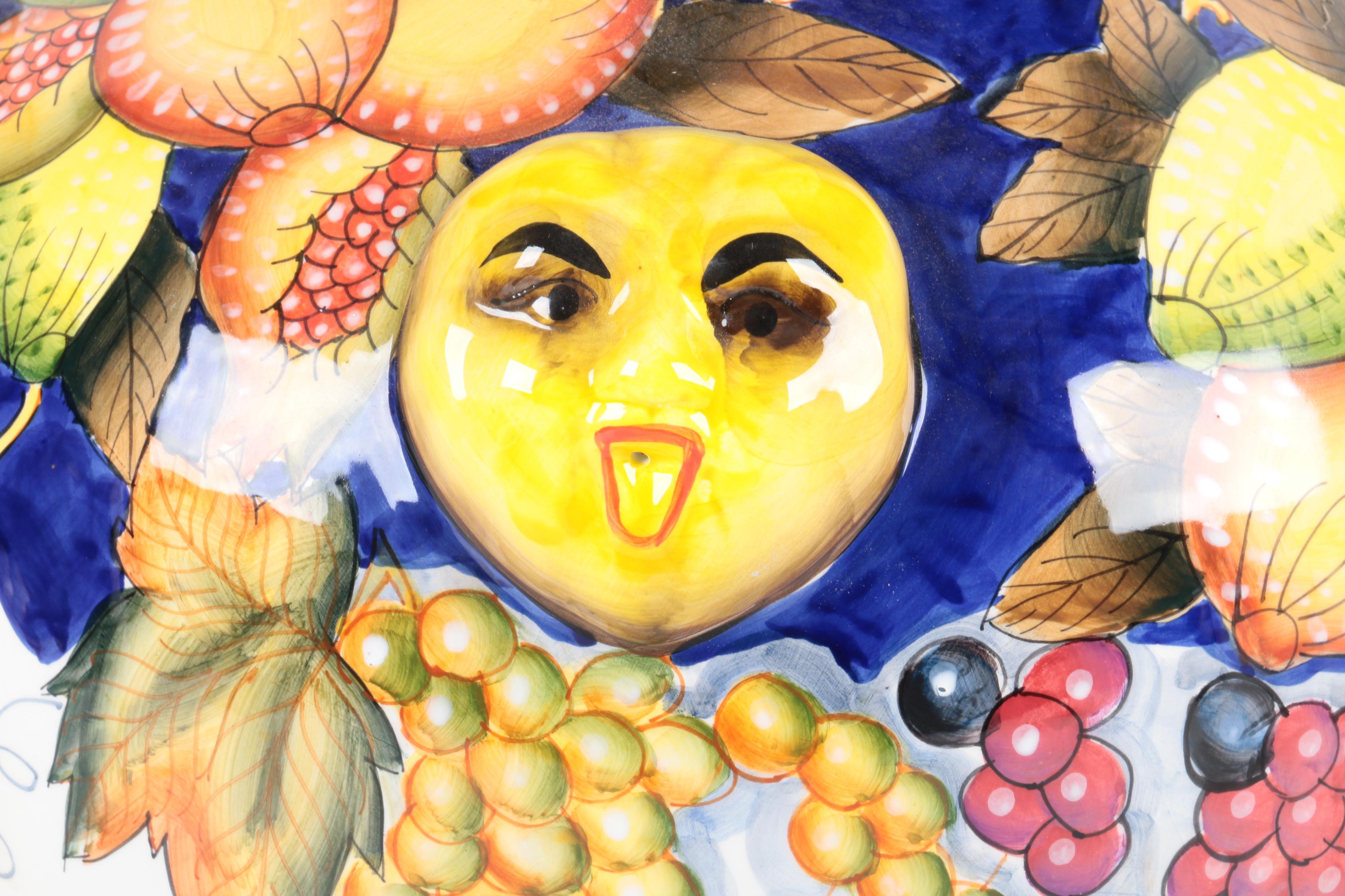 Decorative Hand-Painted Vinsanto Dessert Wine Decanter