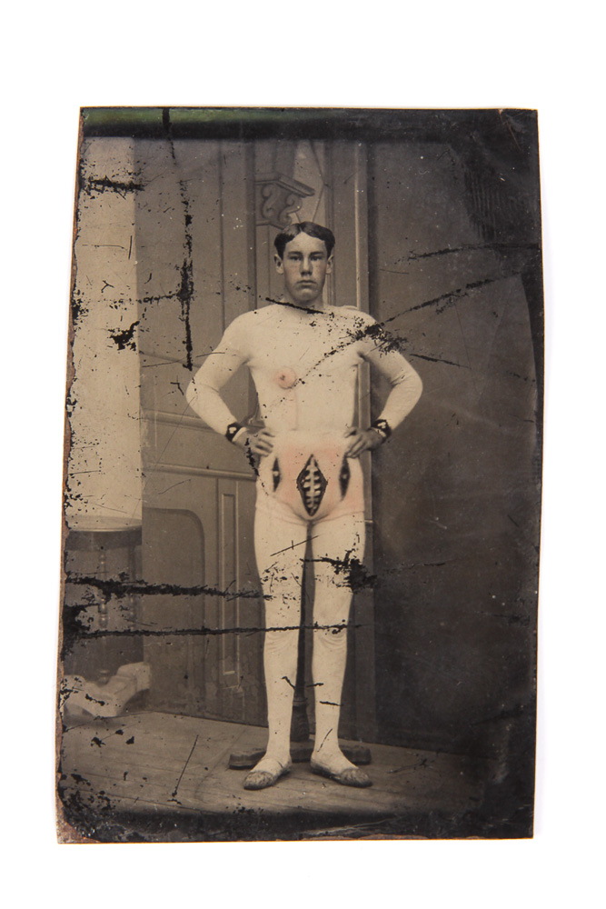 Antique Tintypes Depicting Performers