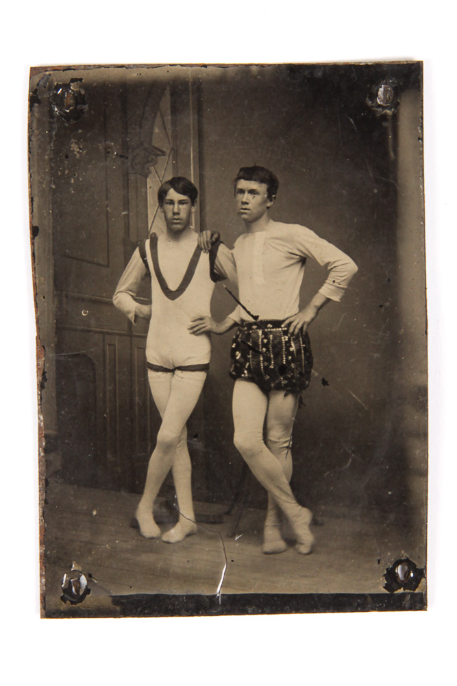 Antique Tintypes Depicting Performers