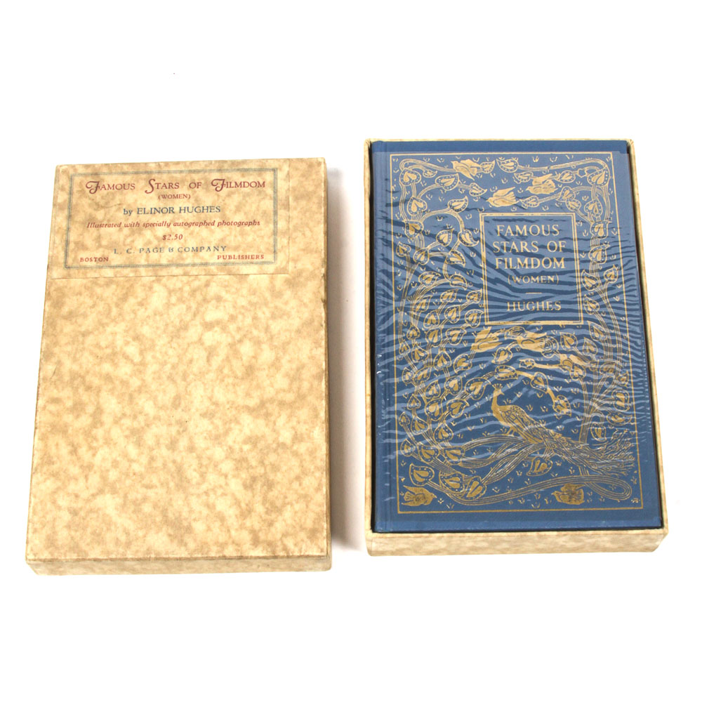 1931 Signed First Edition "Famous Stars of Filmdom (Women)" by Elinor Hughes