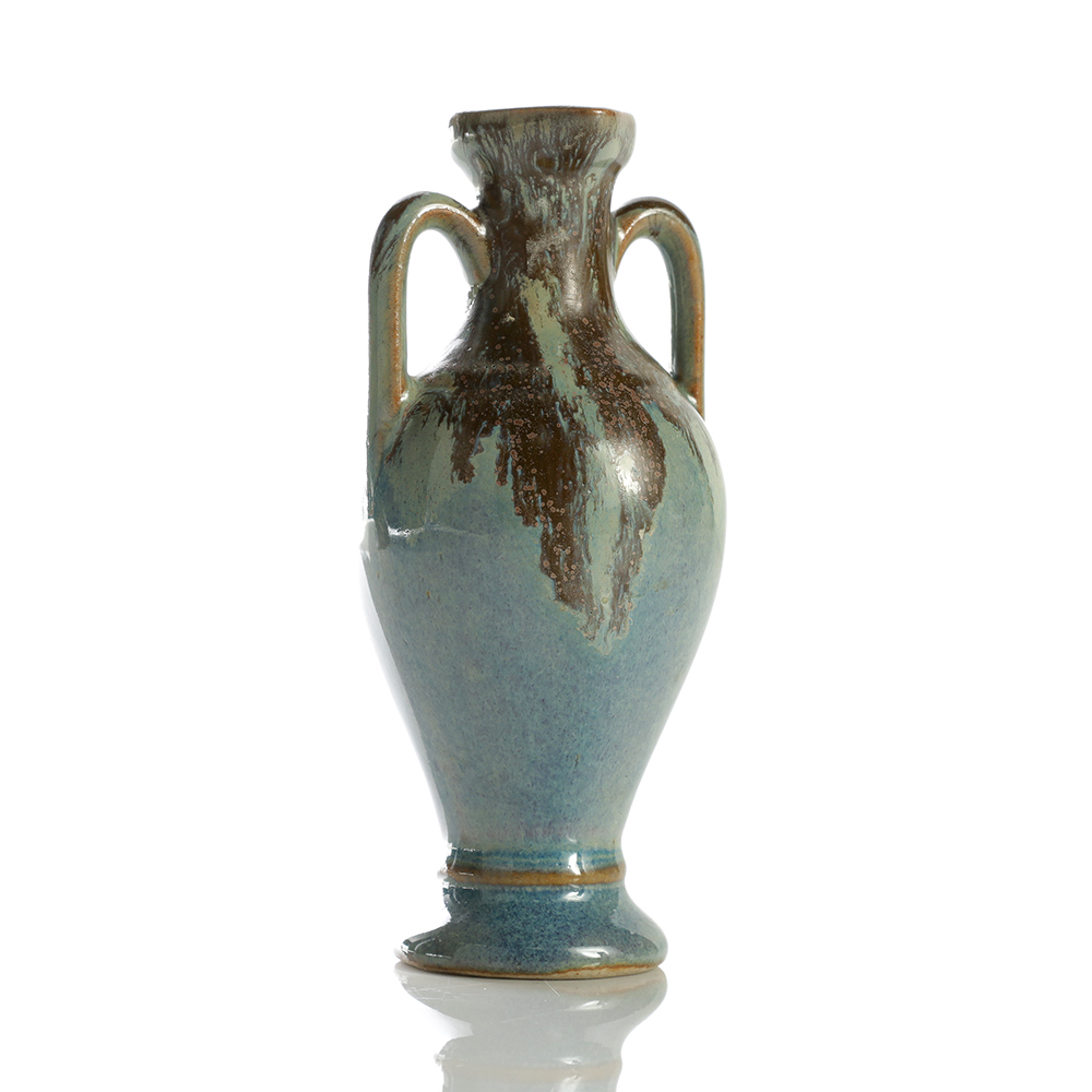 Denbac Ceramic Double-Handled Urn Cabinet Vase
