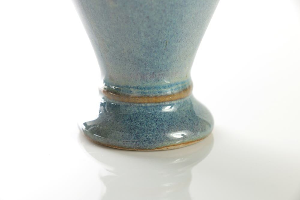 Denbac Ceramic Double-Handled Urn Cabinet Vase