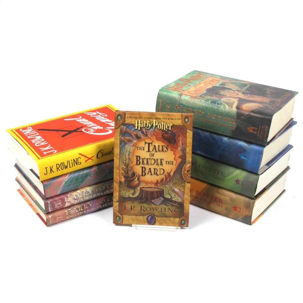 Collection of J. K Rowling Books Including First Editions