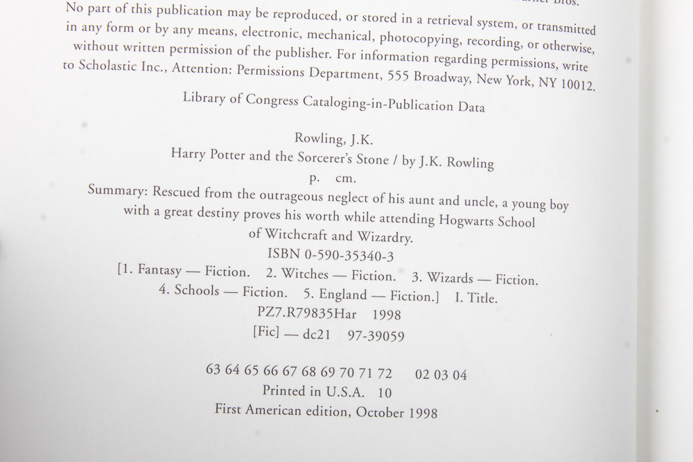 Collection of J. K Rowling Books Including First Editions