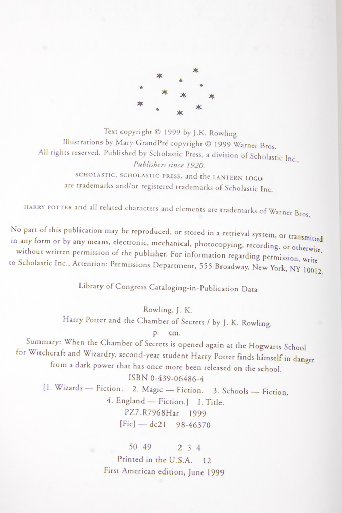 Collection of J. K Rowling Books Including First Editions