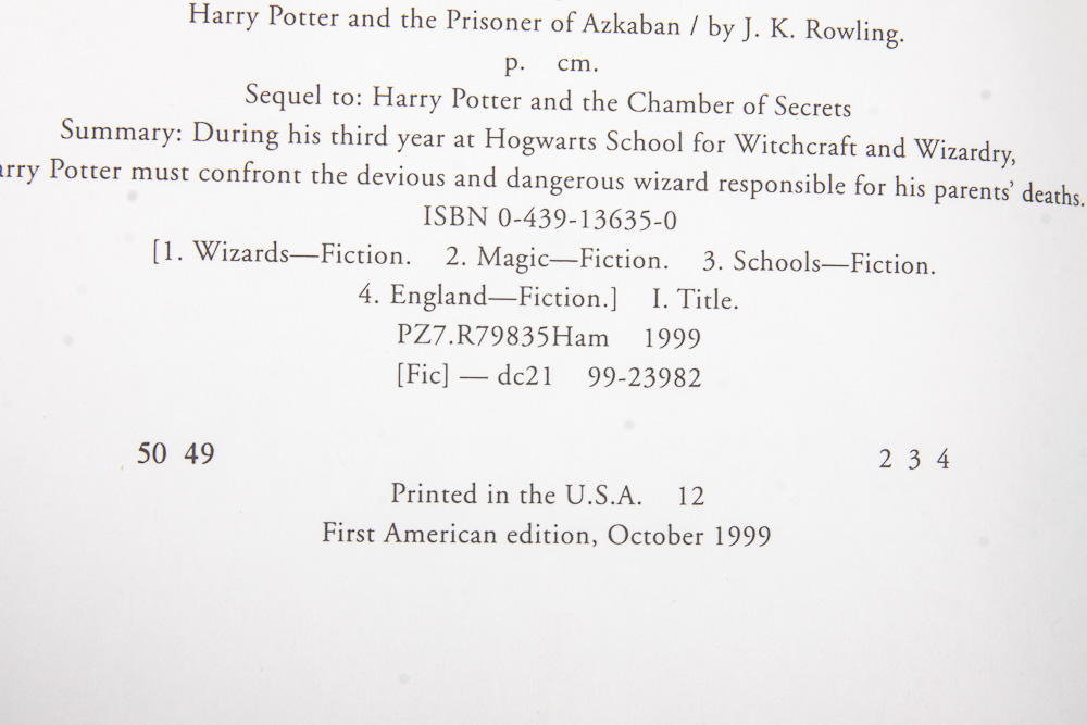 Collection of J. K Rowling Books Including First Editions
