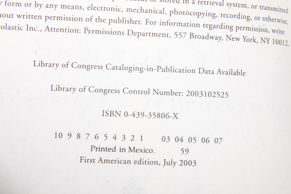 Collection of J. K Rowling Books Including First Editions