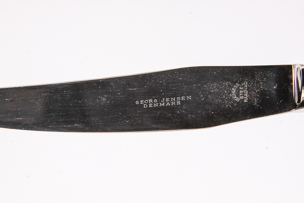 Georg Jensen "Acorn" Sterling Silver Flatware