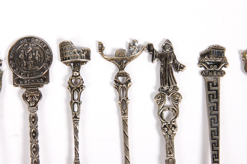 Roger Williams Silver Co. Sterling Spoon with Additional Spoons