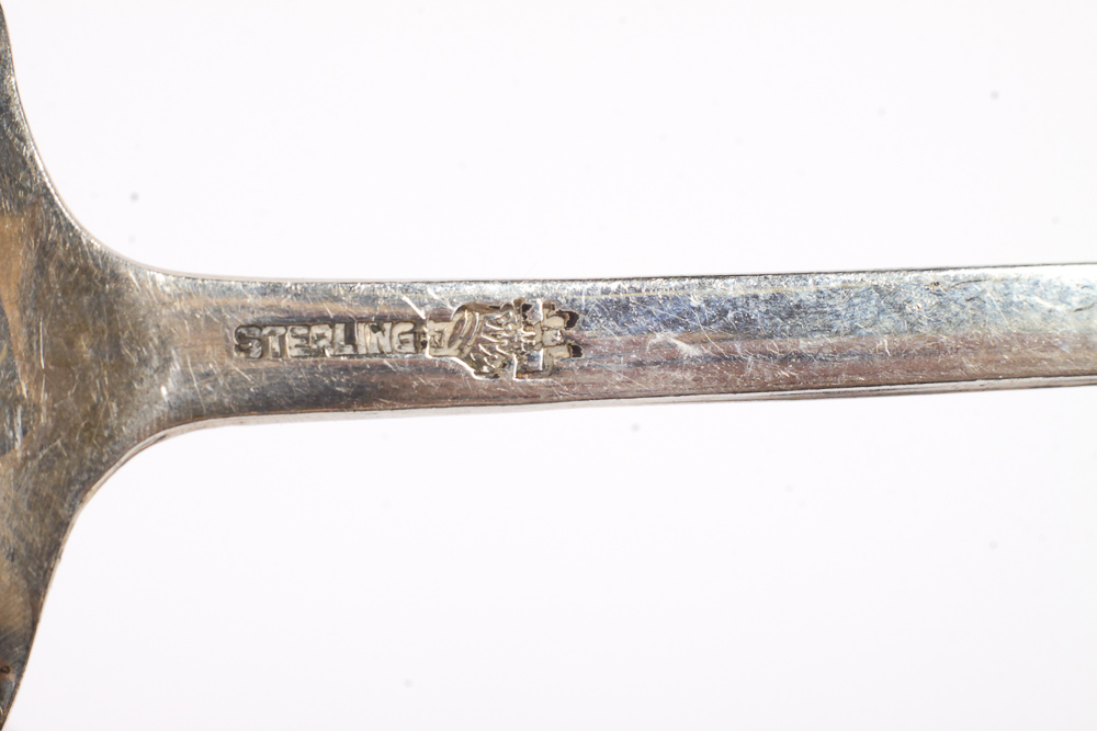 Roger Williams Silver Co. Sterling Spoon with Additional Spoons