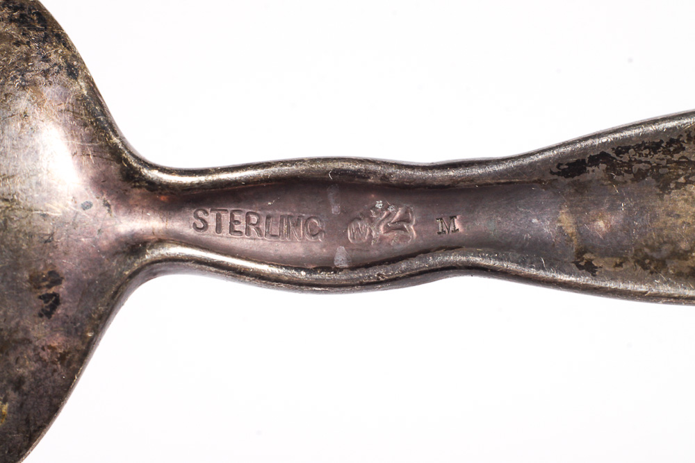 Roger Williams Silver Co. Sterling Spoon with Additional Spoons