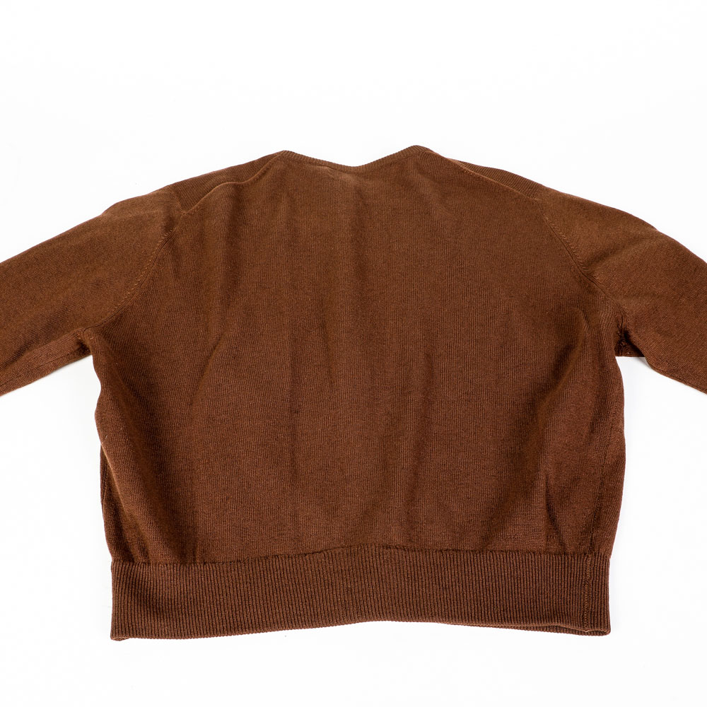 1940s Vintage Ballantyne of Peebles Brown Cashmere Cardigan
