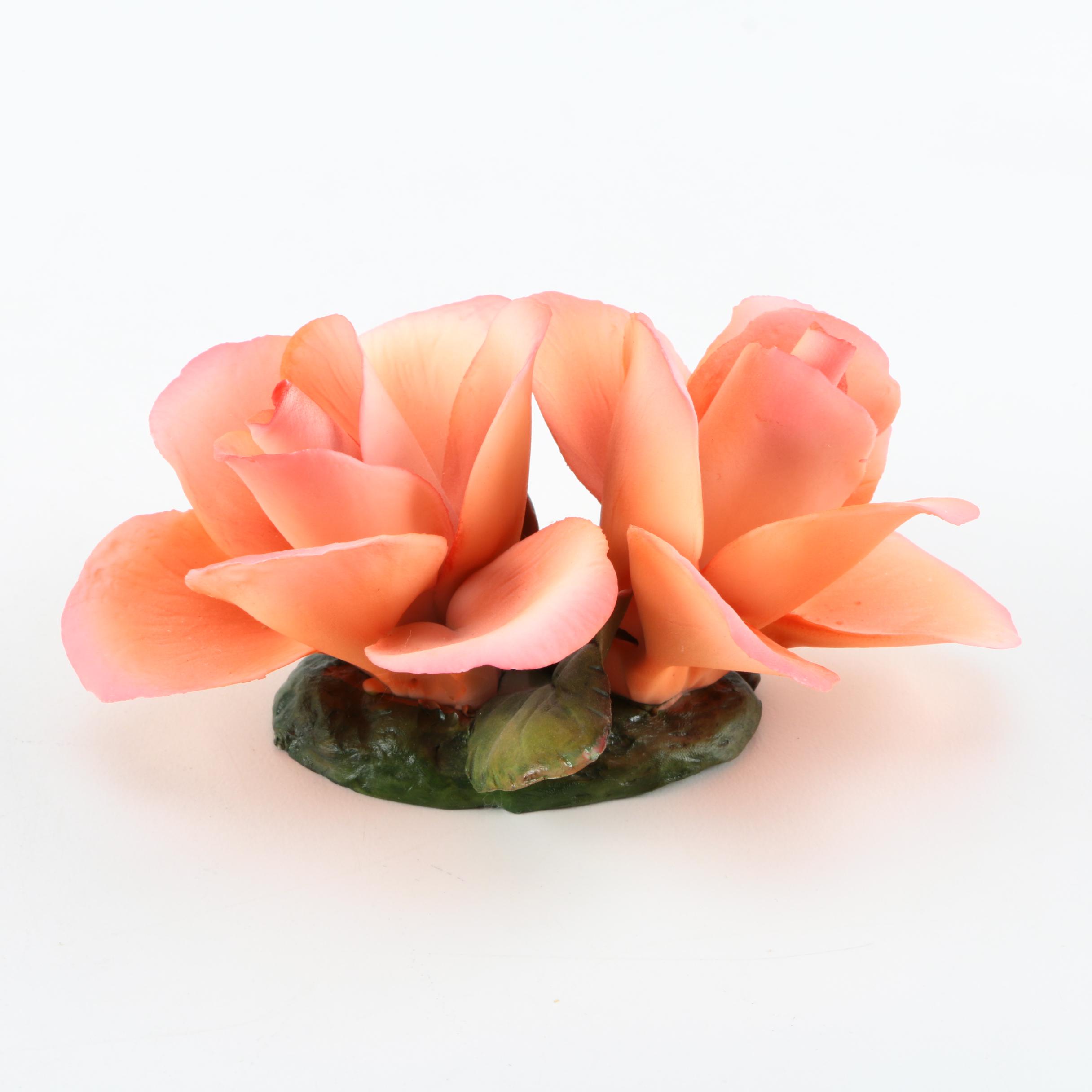 Napoleon and Capodimonte Porcelain Flowers