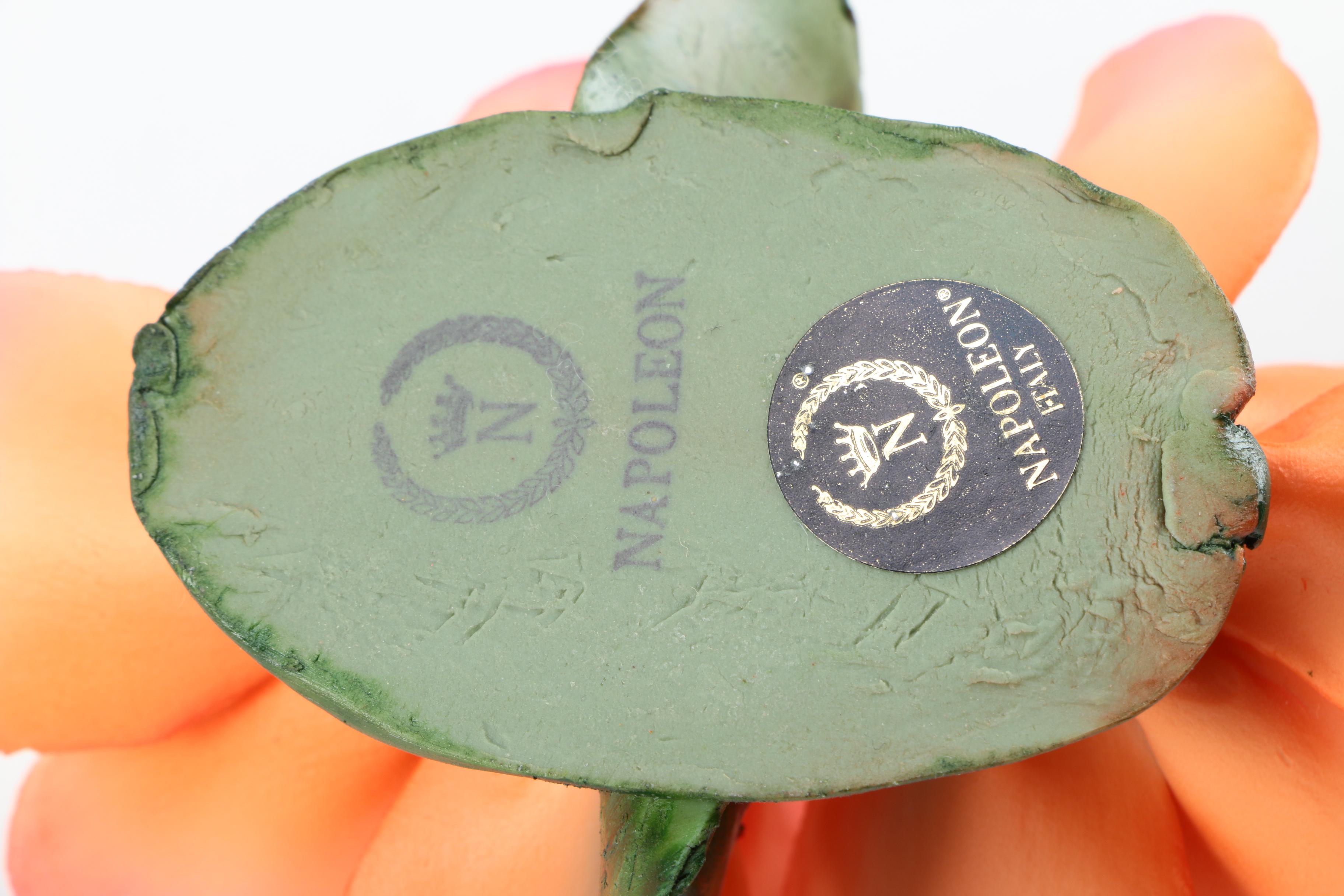 Napoleon and Capodimonte Porcelain Flowers