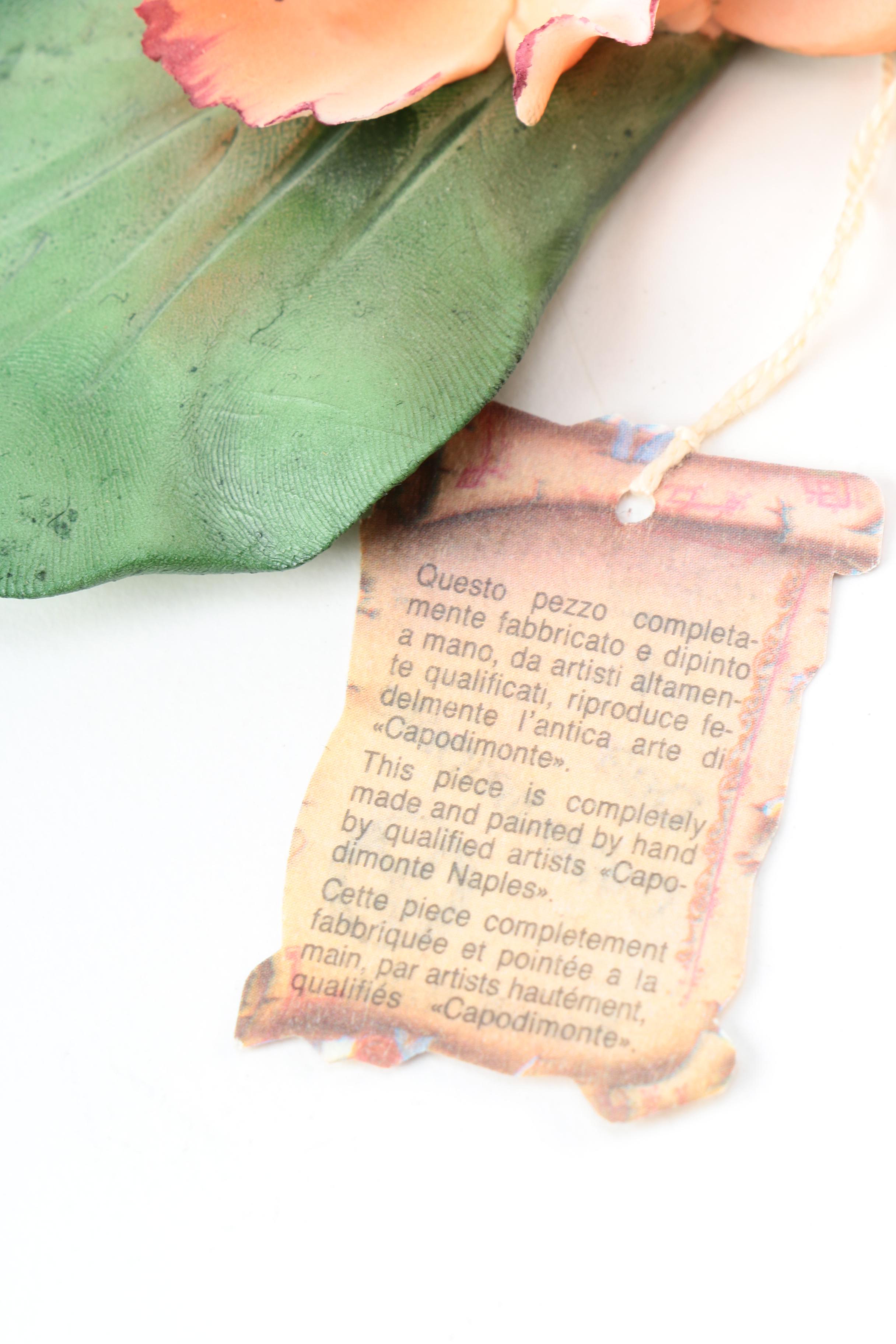 Napoleon and Capodimonte Porcelain Flowers