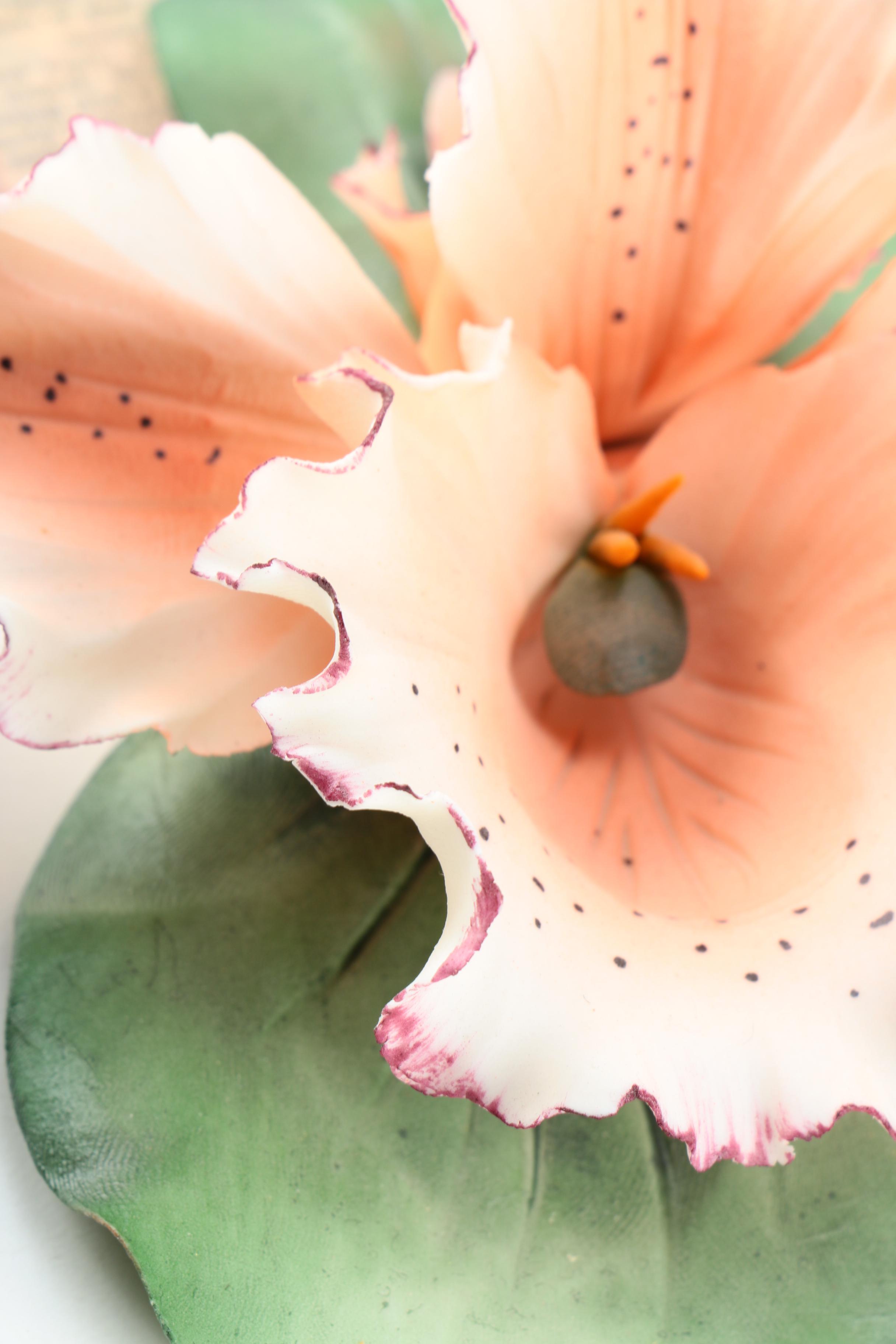 Napoleon and Capodimonte Porcelain Flowers