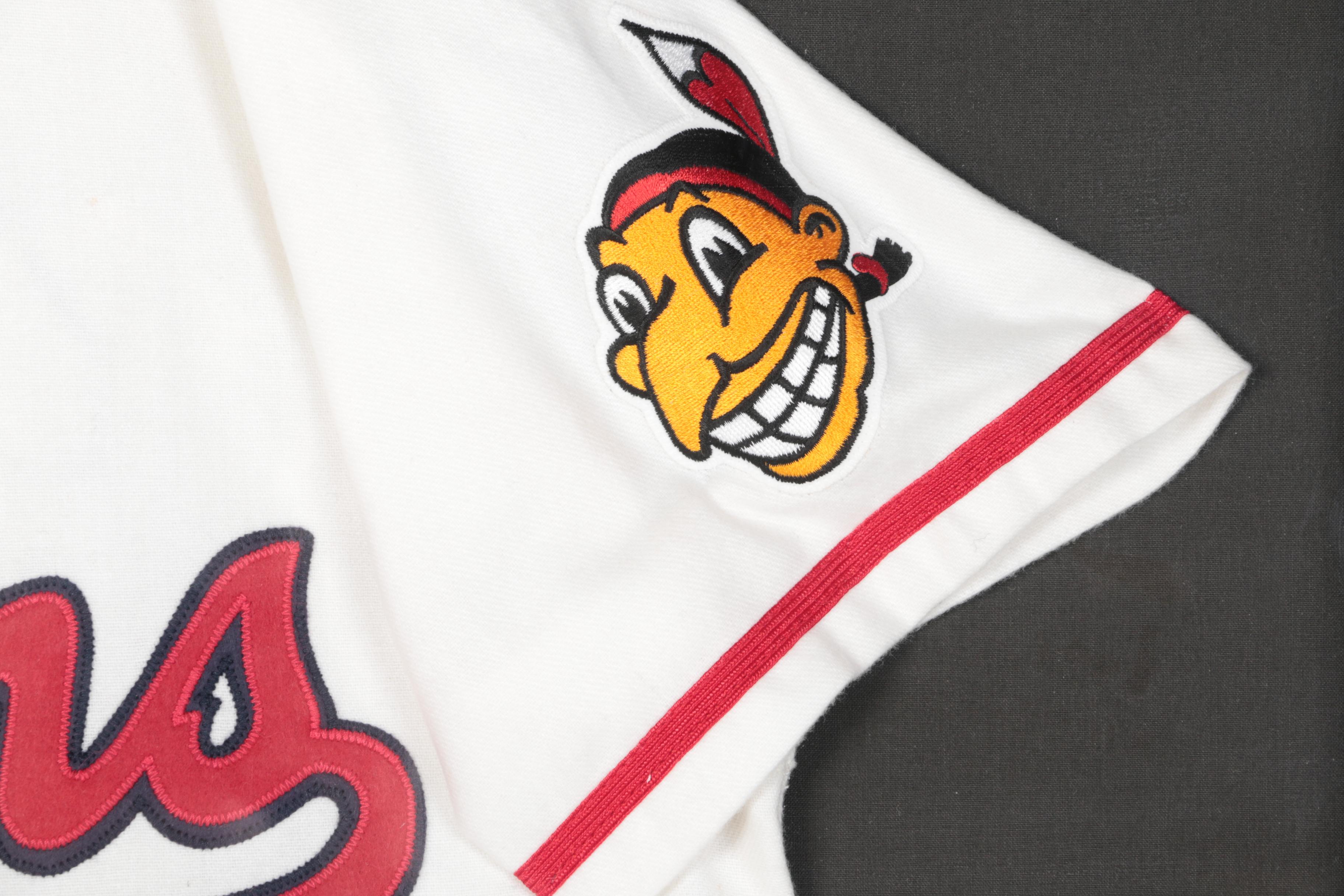 Framed Cleveland Indians Jersey