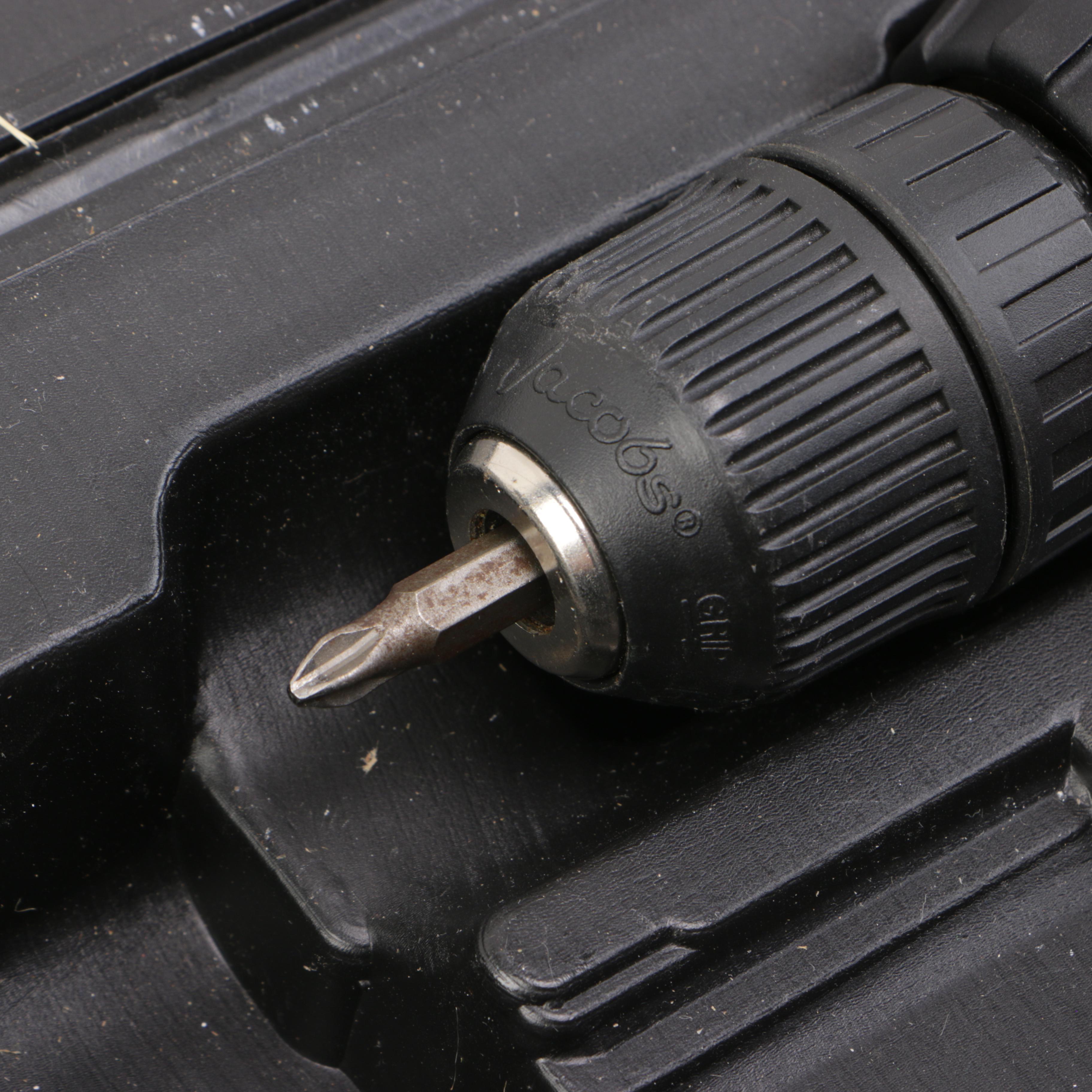 Black & Decker "Fire Storm" 12V Power Drill Set