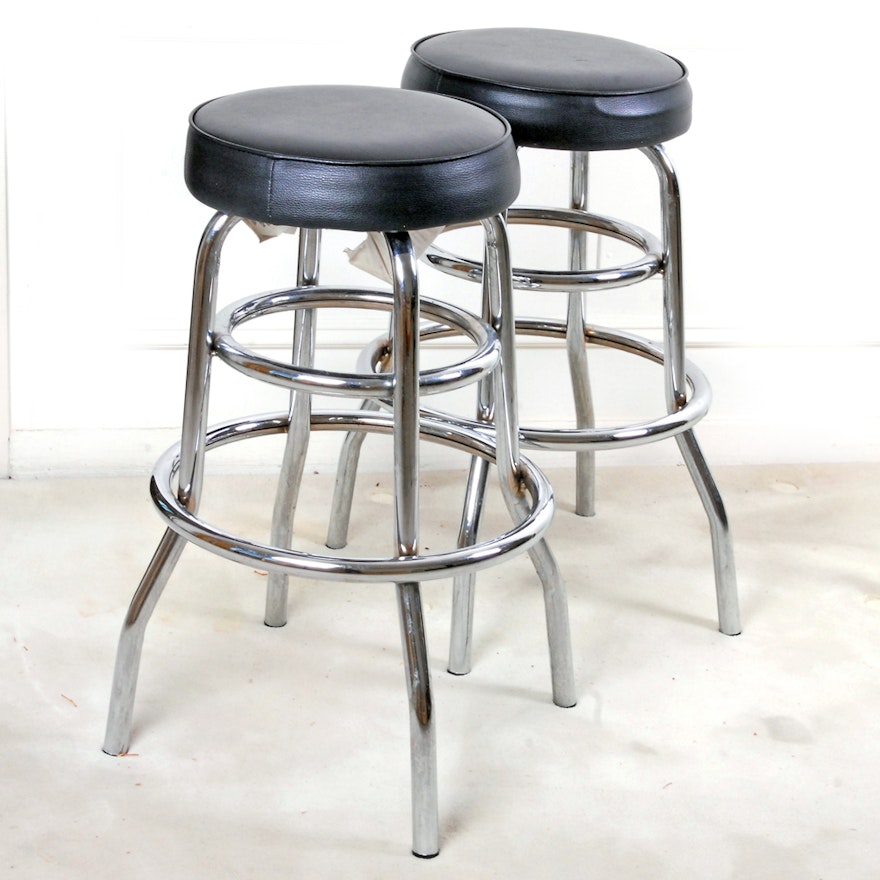 Pair of Bar Stools by Pottery Barn