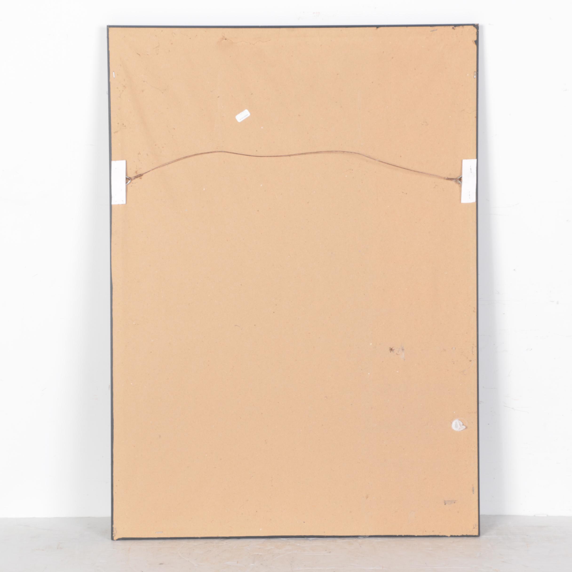 Framed Chicago Bears Newspaper and Cards