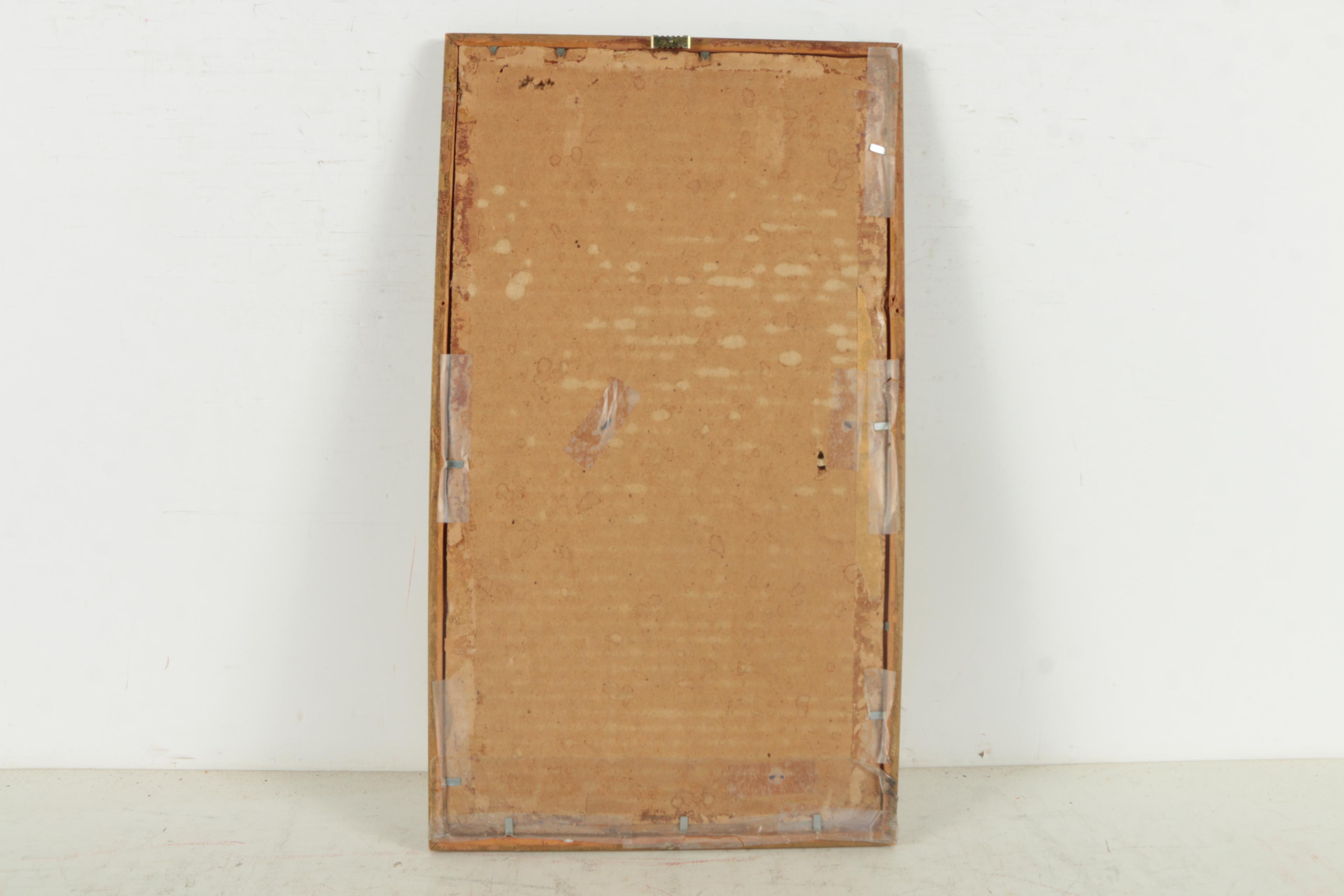 Mid-Century Paris Etching Society Aquatint on Paper of Country Landscape Scene