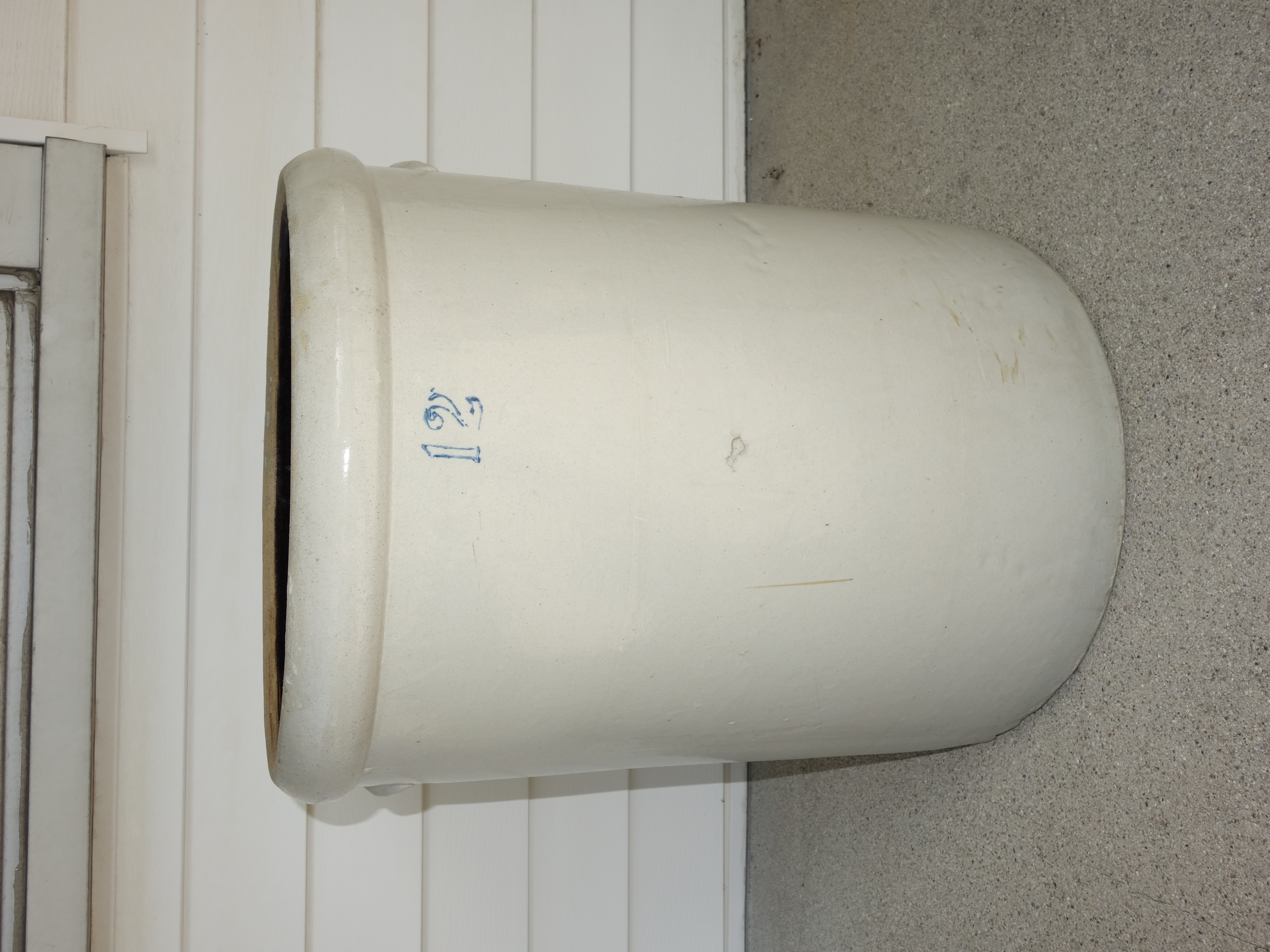 Antique 12 Gallon Stoneware Crock