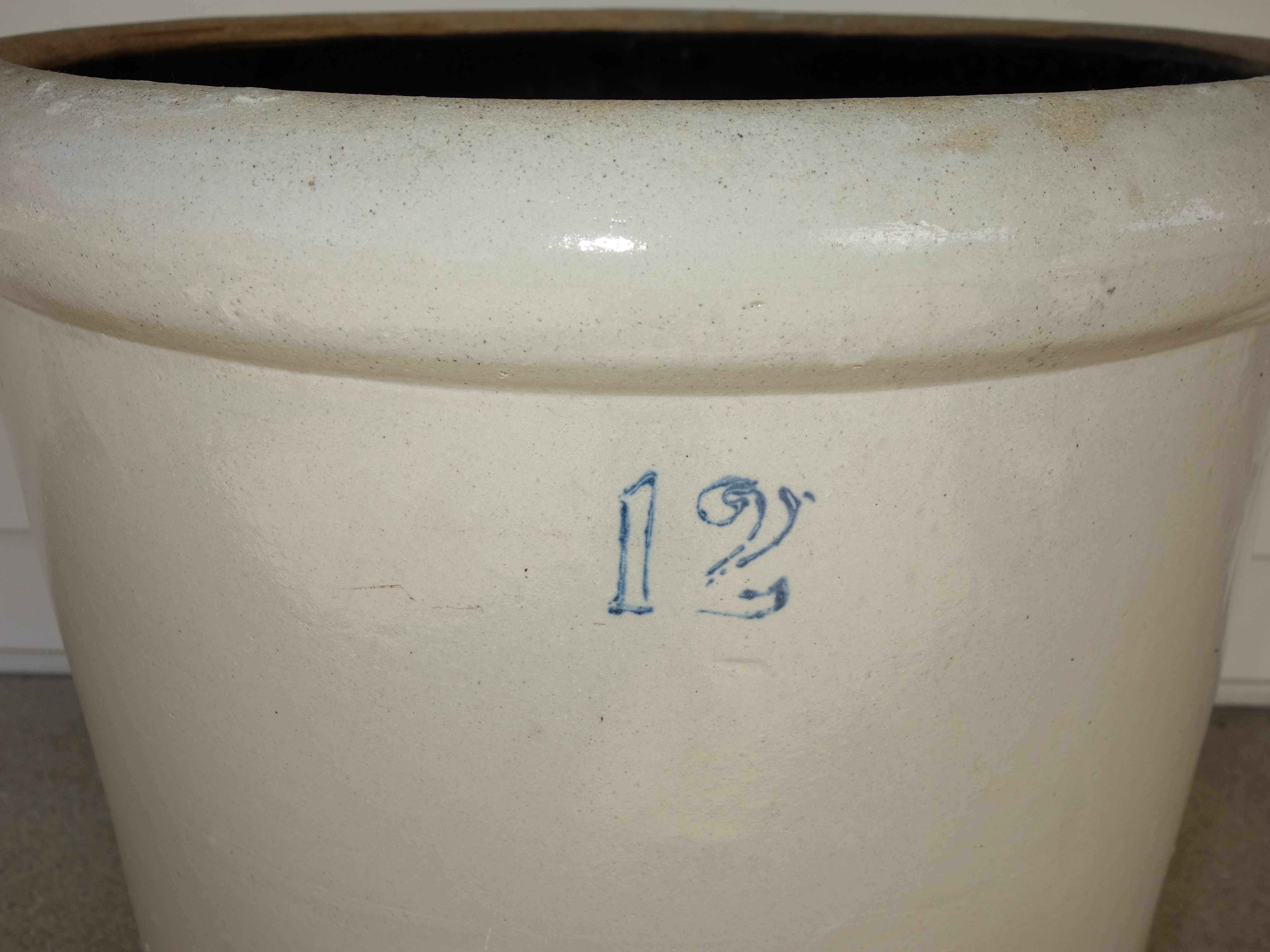 Antique 12 Gallon Stoneware Crock