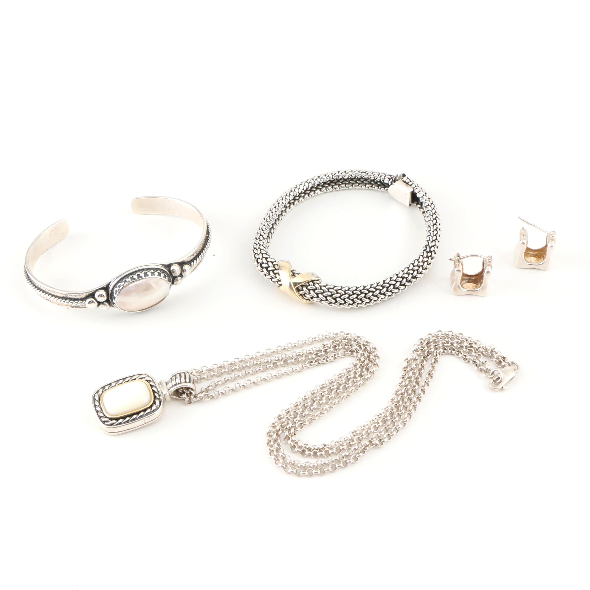 Selection of Sterling Silver Jewelry Including Carolyn Pollack