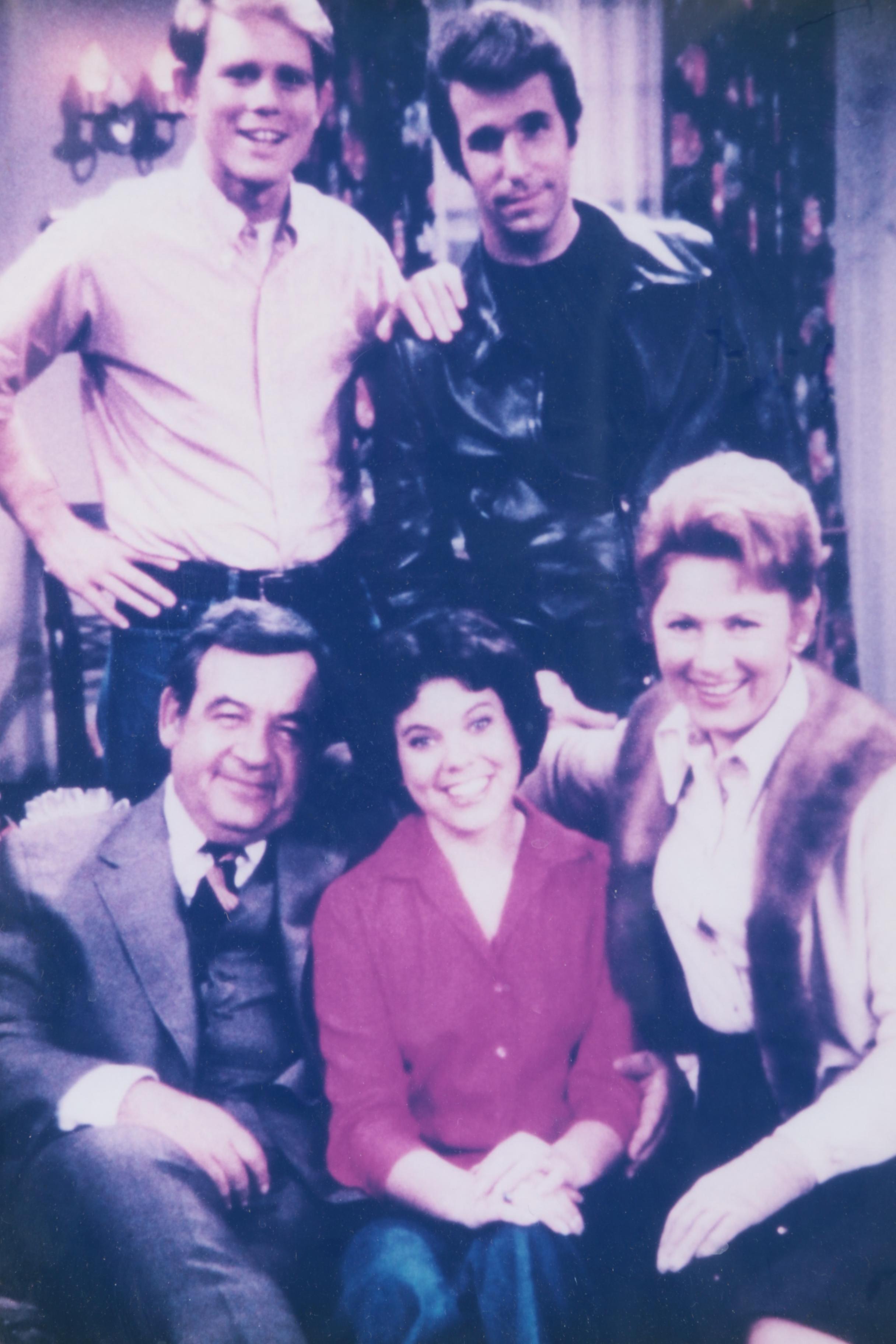 Autographed 1979 "Happy Days" Script Framed with Cast Photos