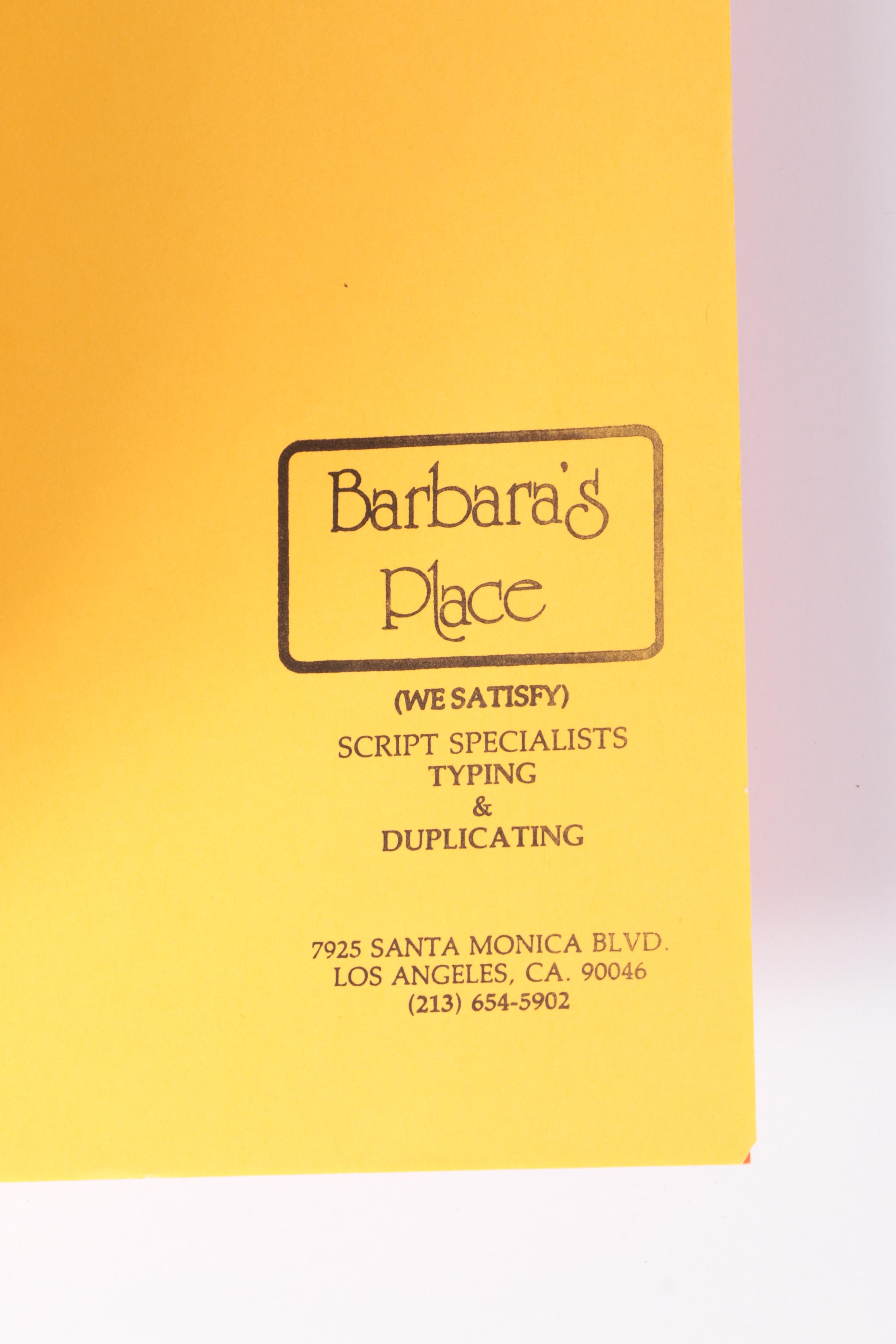 Autographed 1979 "Happy Days" Script Framed with Cast Photos