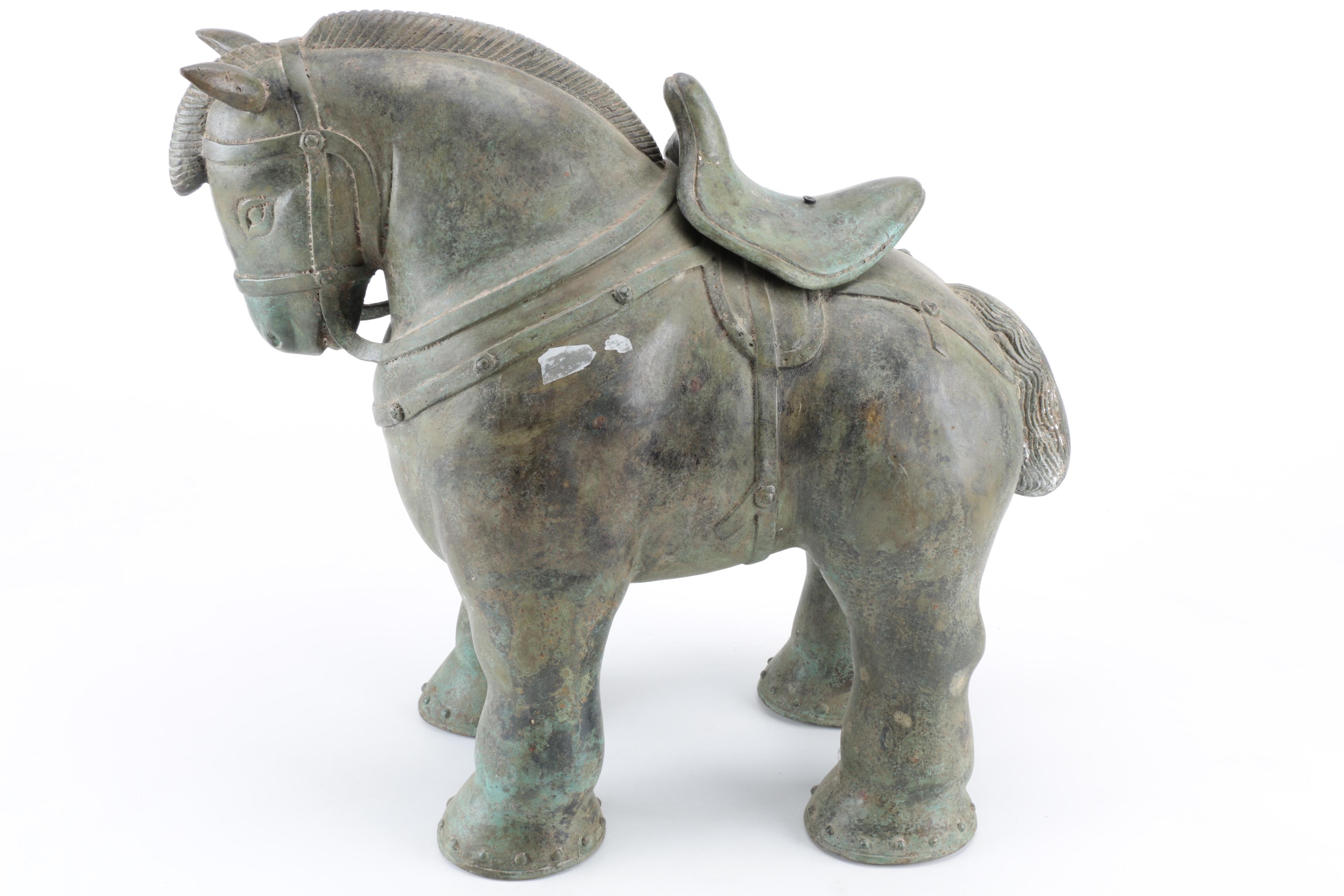Bronze Horse Figurine