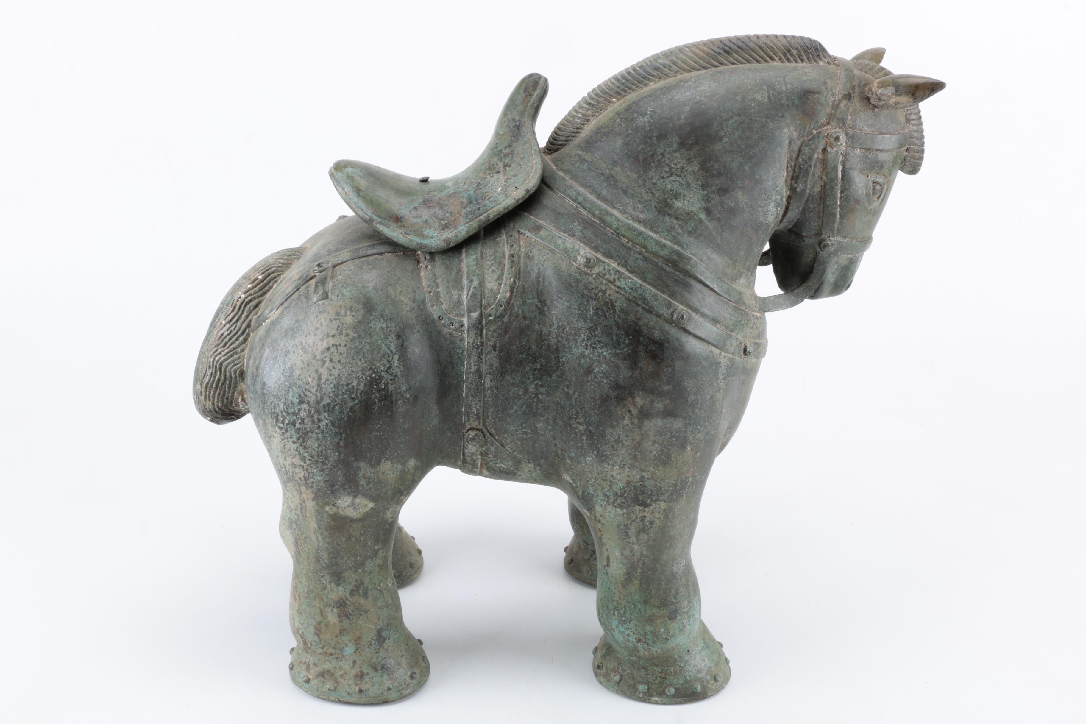 Bronze Horse Figurine