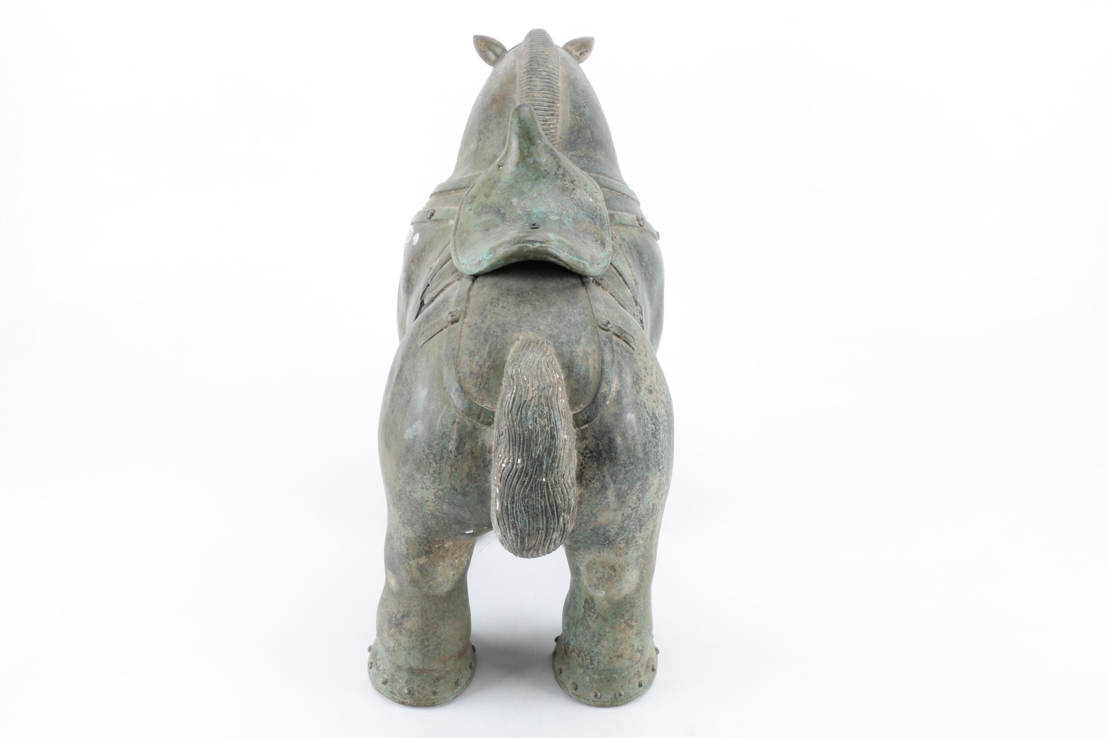 Bronze Horse Figurine