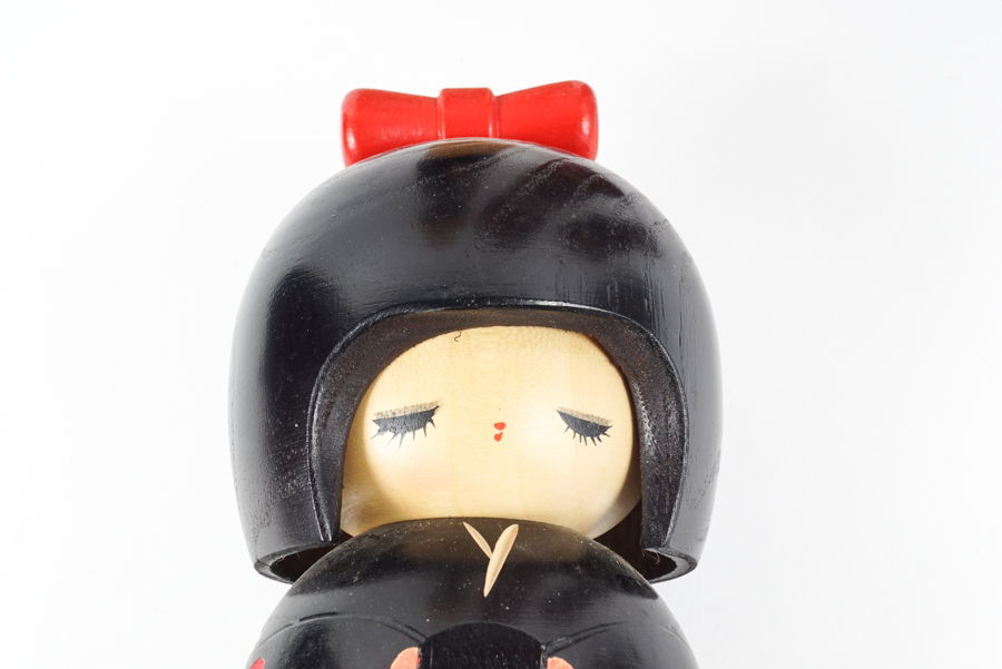 Colorful Vintage Japanese Kokeshi Dolls