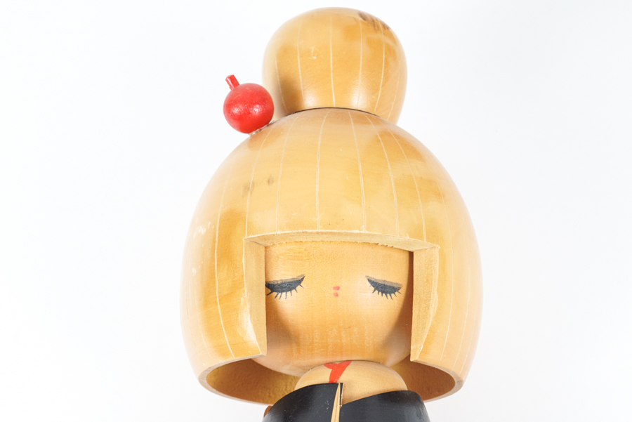 Colorful Vintage Japanese Kokeshi Dolls