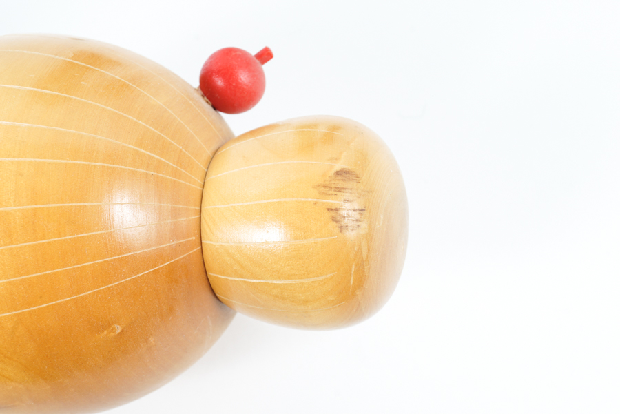 Colorful Vintage Japanese Kokeshi Dolls