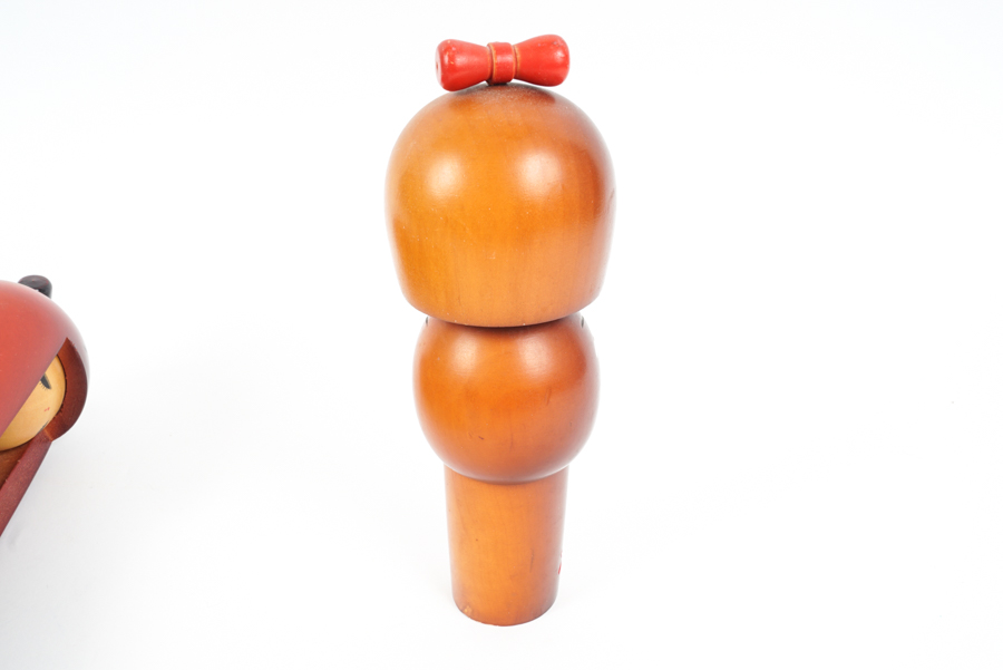 Colorful Vintage Japanese Kokeshi Dolls
